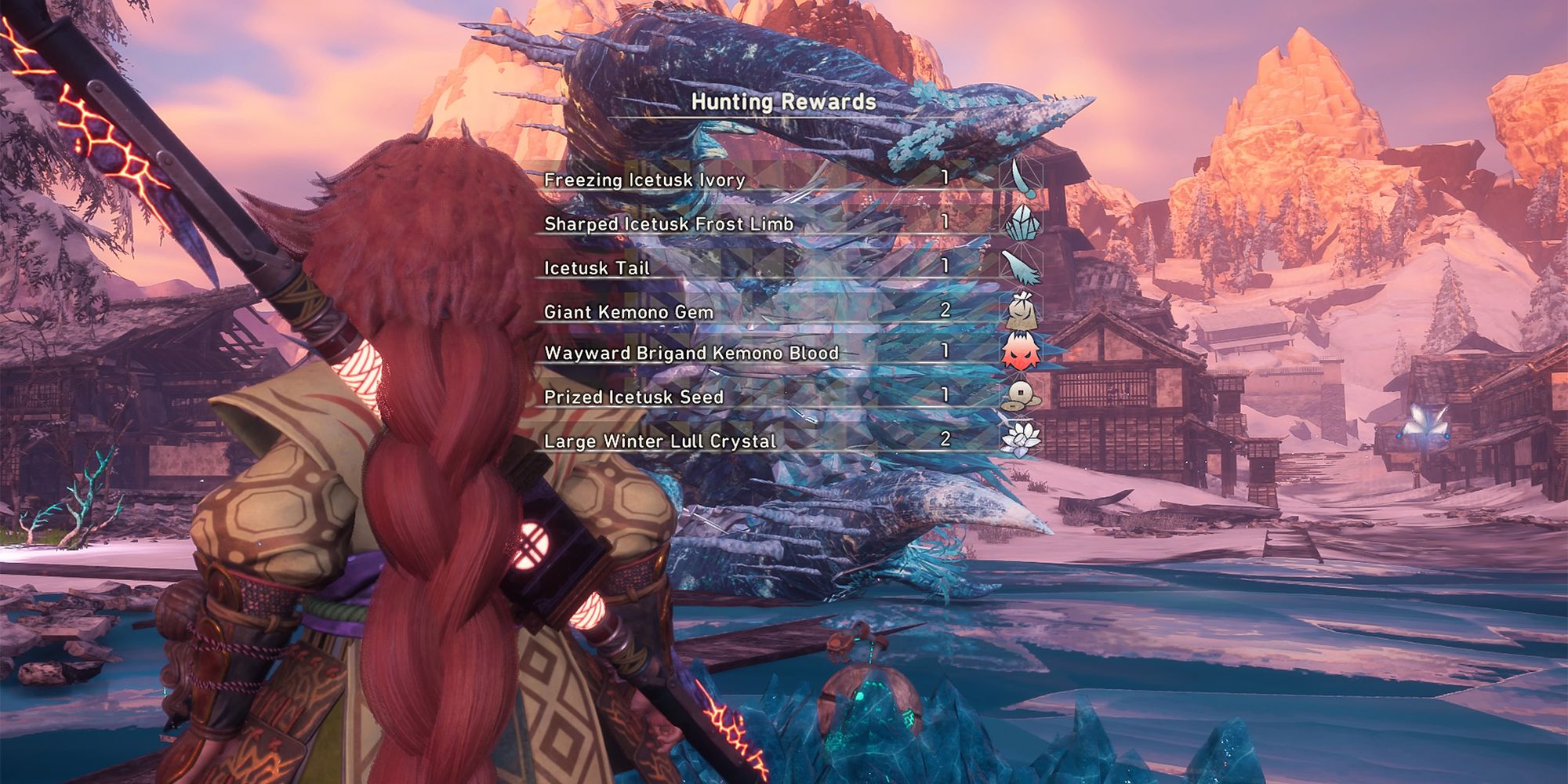 icetusk hunting reward materials