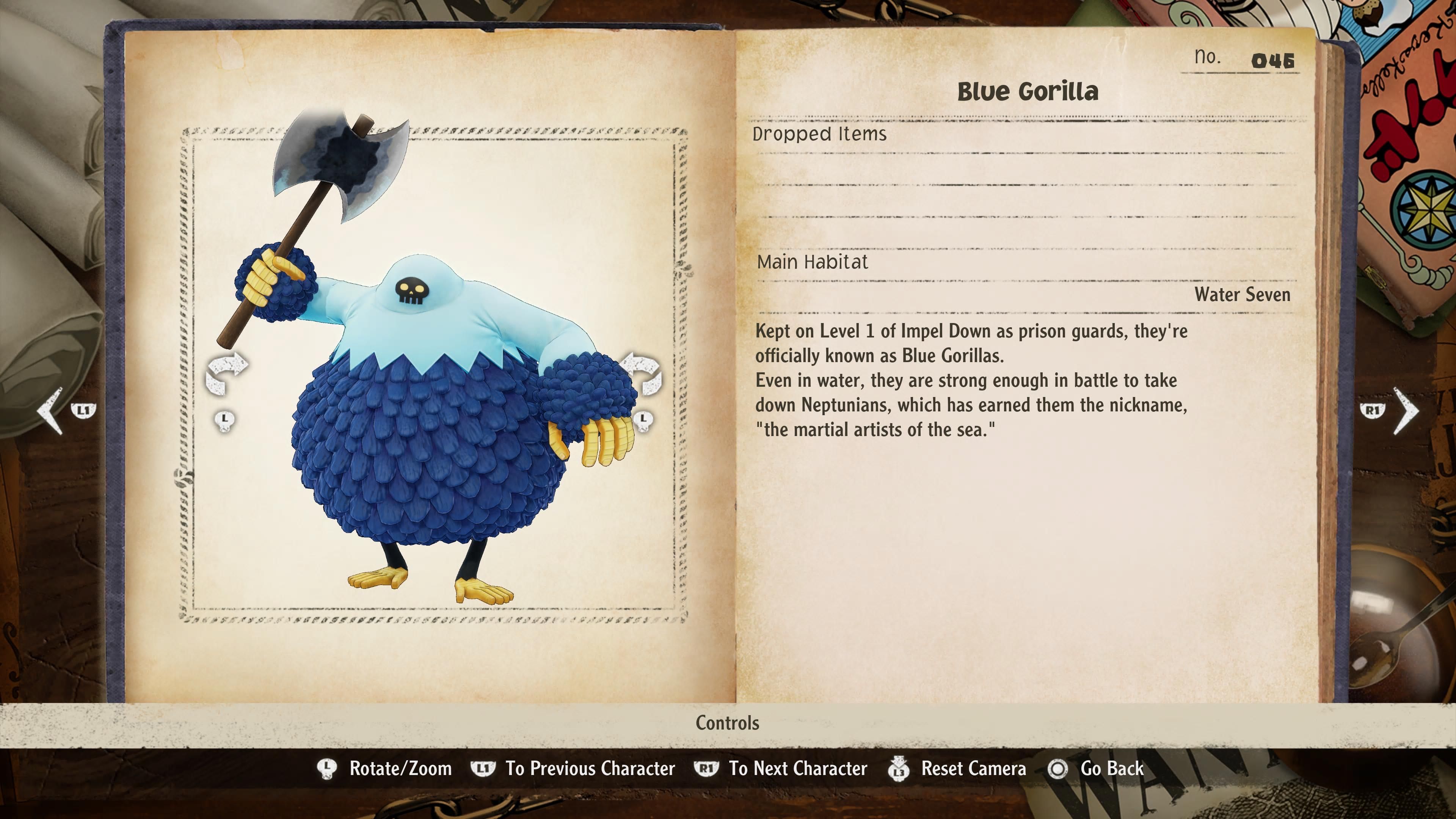 One Piece Odyssey Blue Gorilla