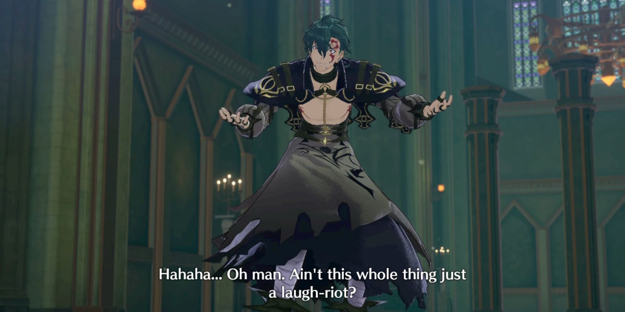 Fire Emblem Engage - Elusia Castle cutscene with Griss after beating the map