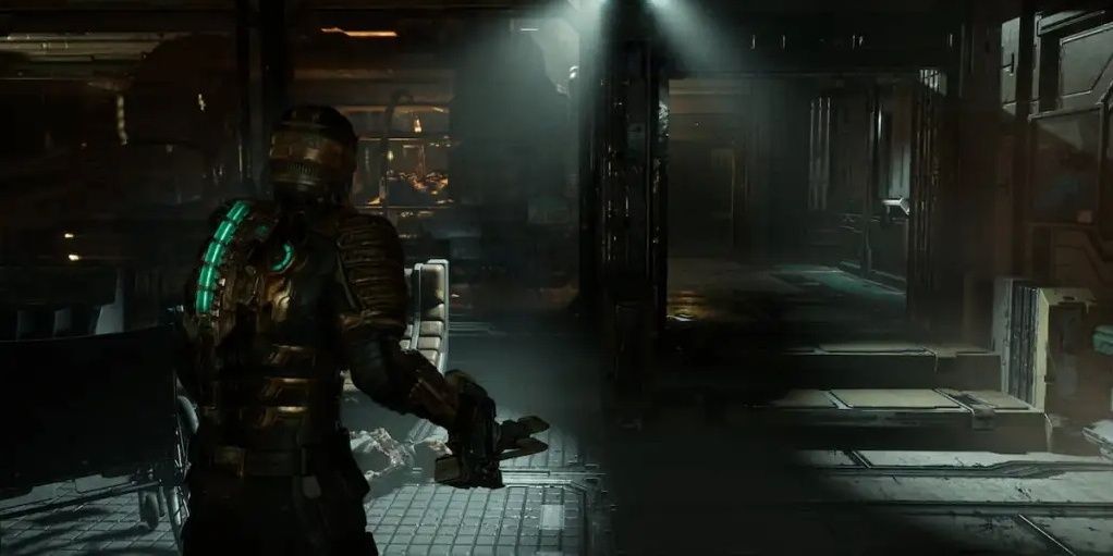 Isaac on the medical deck on the Ishimura-1