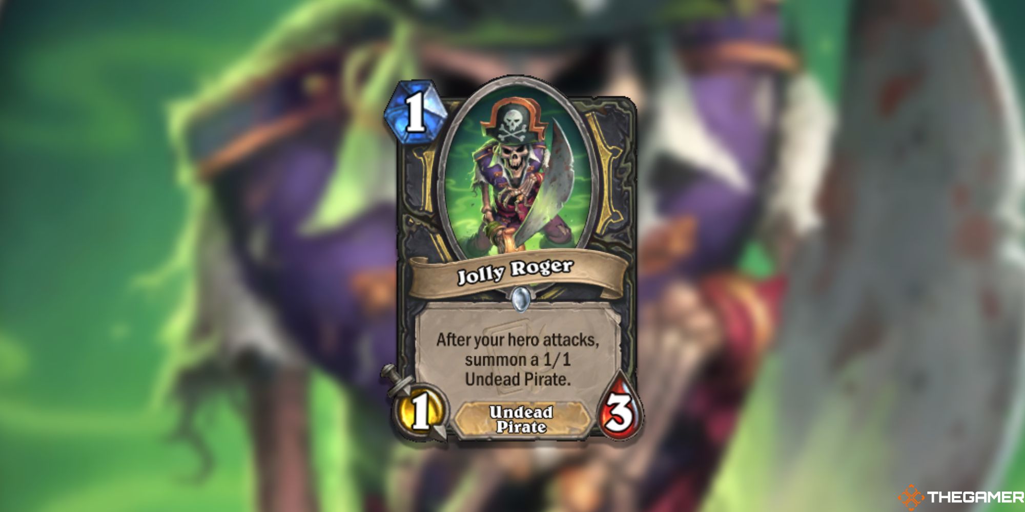 Jolly Roger Hearthstone Card