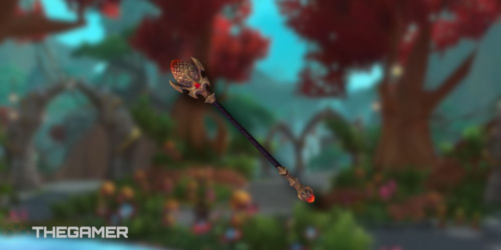 Kharnalex, The First Light over blurred image of dragon isles