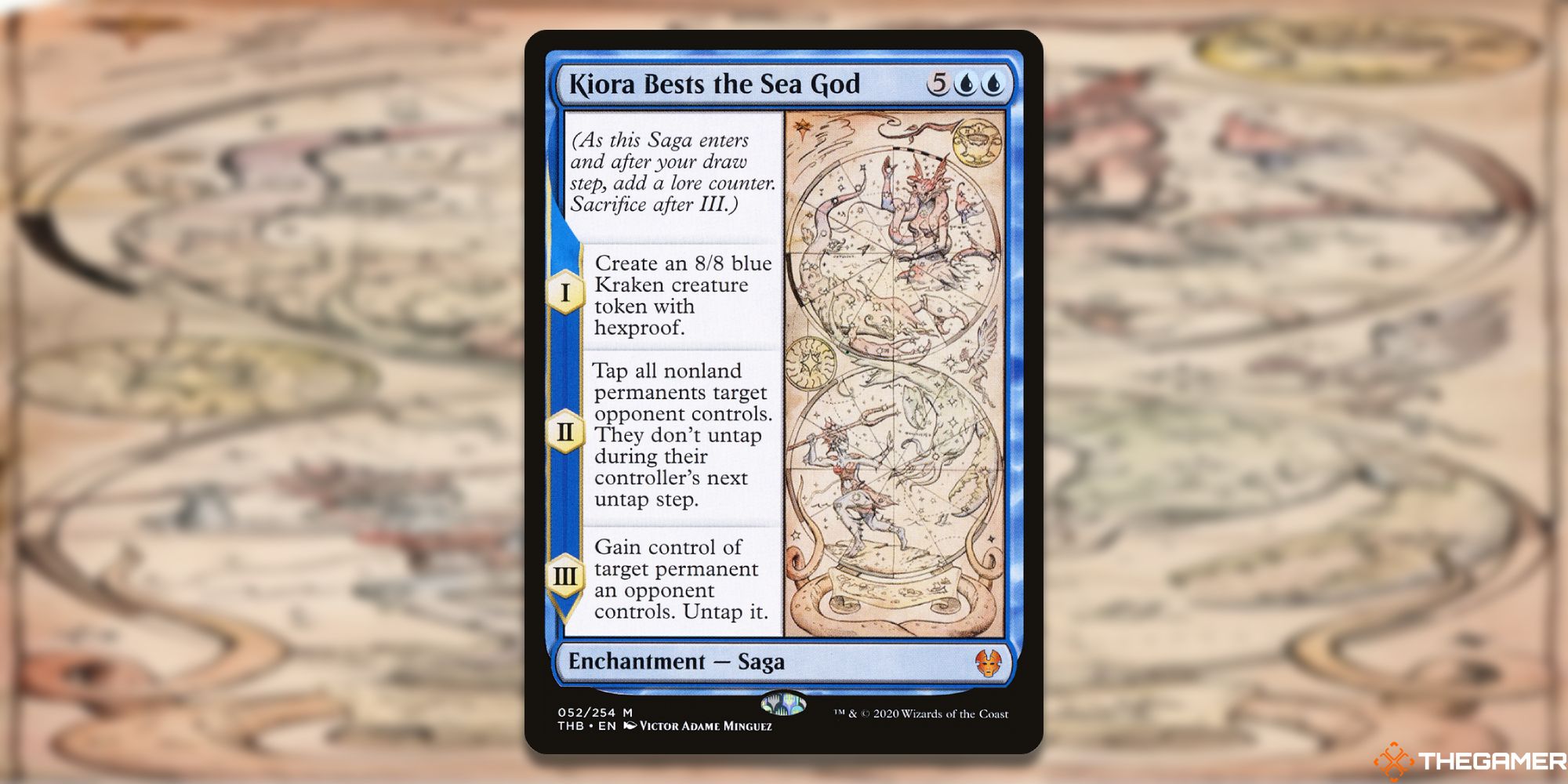 MTG: Kiora Bests the Sea God card