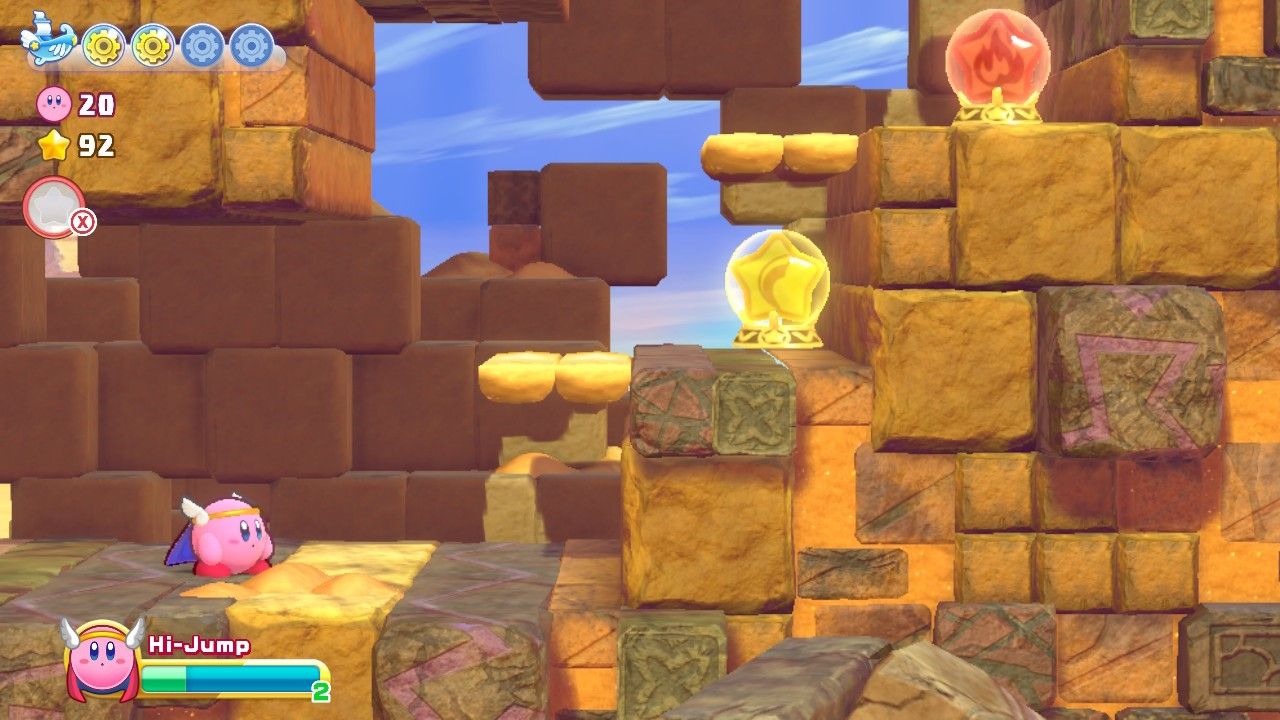 Kirby Raisin Ruins Stage Three Choosing Copy Abilities