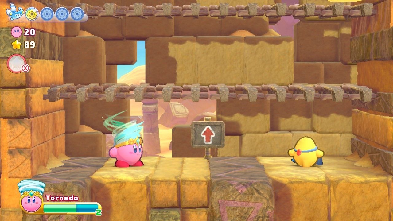 Kirby Raisin Ruins Stage Three Section Four