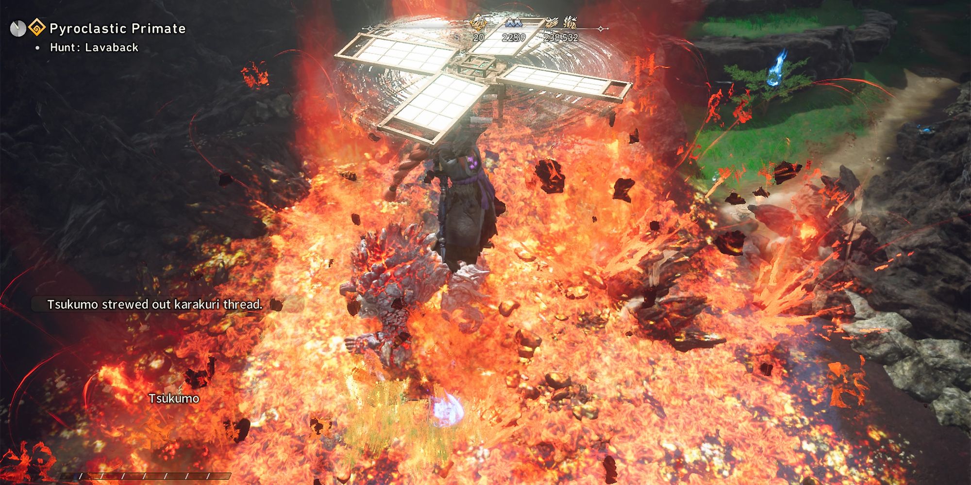 lavaback entering enraged state by exploding