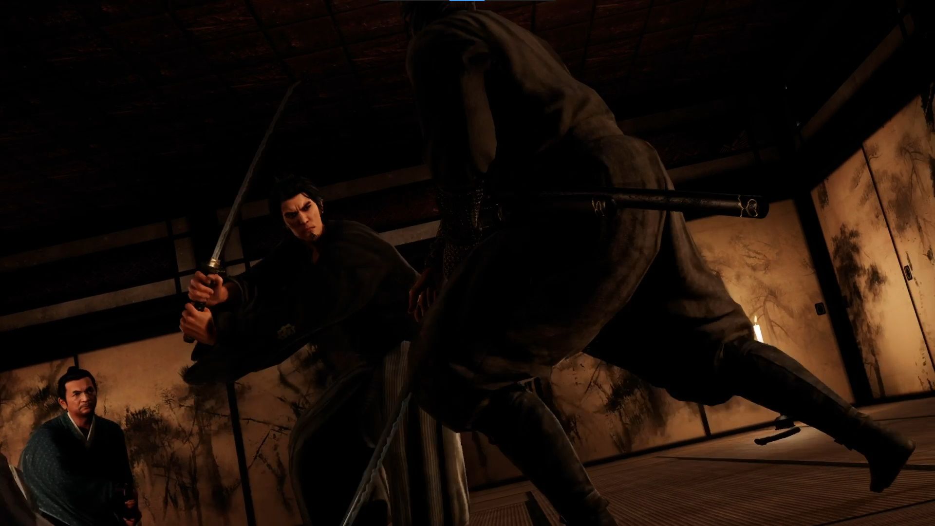 Like A Dragon Ishin, Chapter 1, Ryoma fighting the shadowy assassin