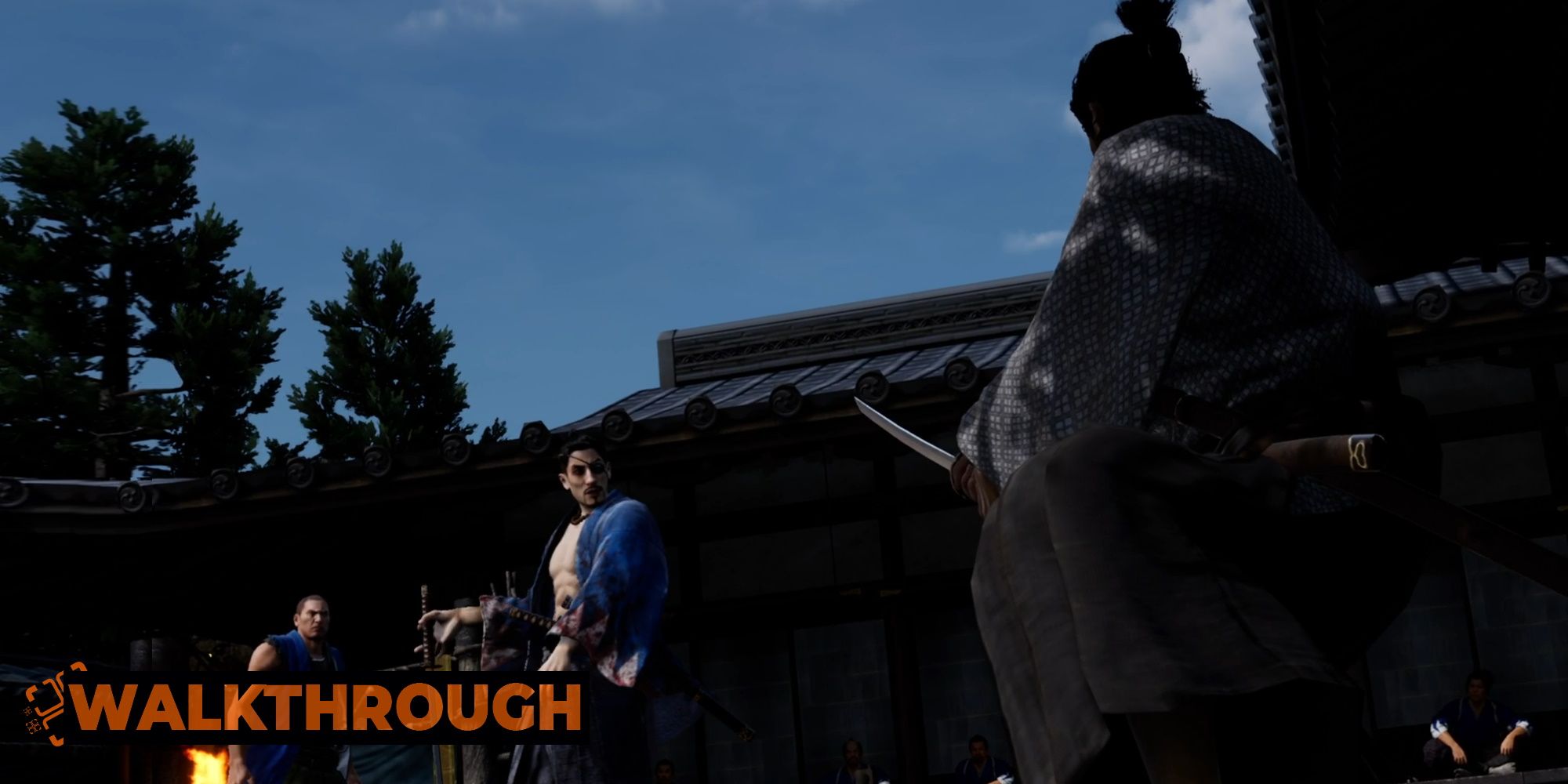 Like A Dragon Ishin, Chapter 3, Ryoma squaring up against the Mad Dog himself