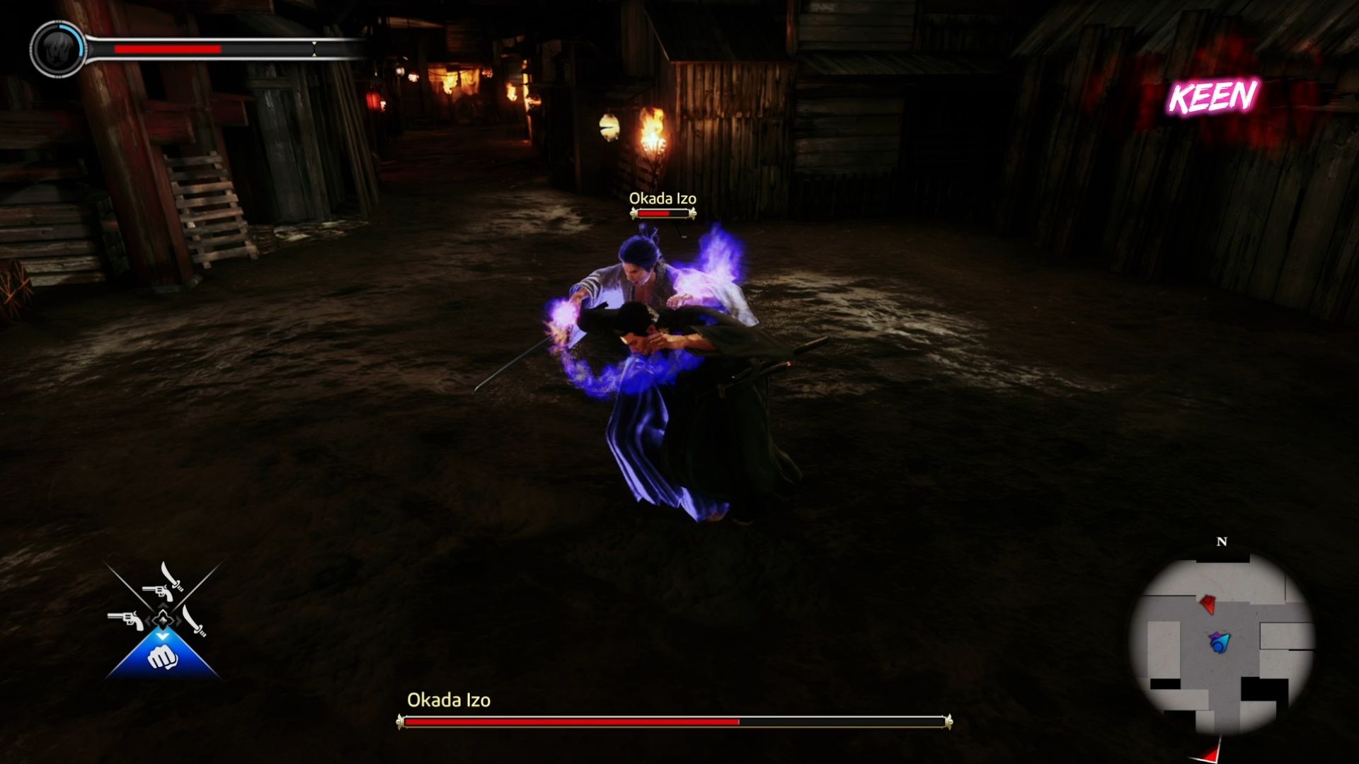 Like A Dragon Ishin, Ryoma parrying Izo