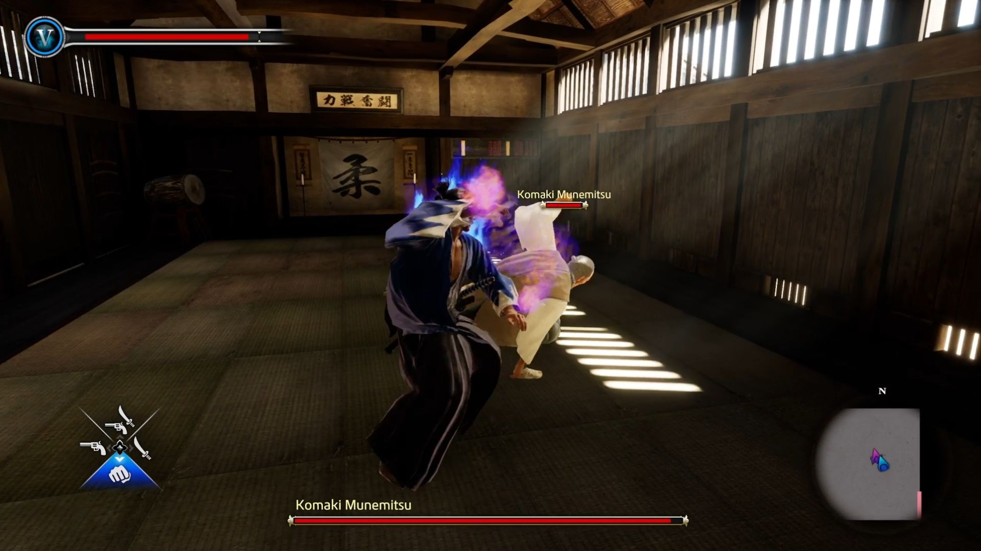 Like A Dragon Ishin, Ryoma Parrying Komaki