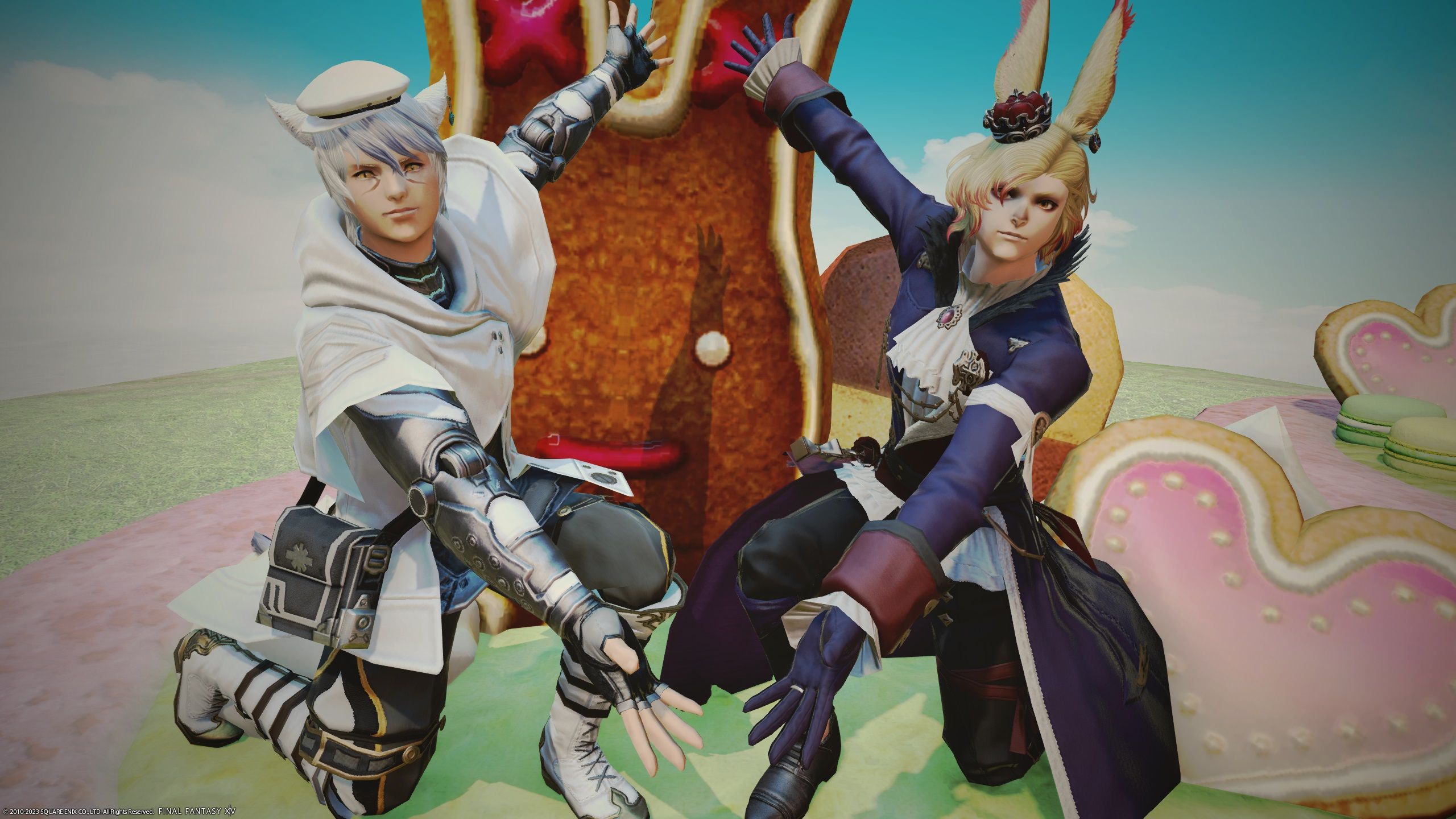 Lumi and Aadra in Final Fantasy 14.