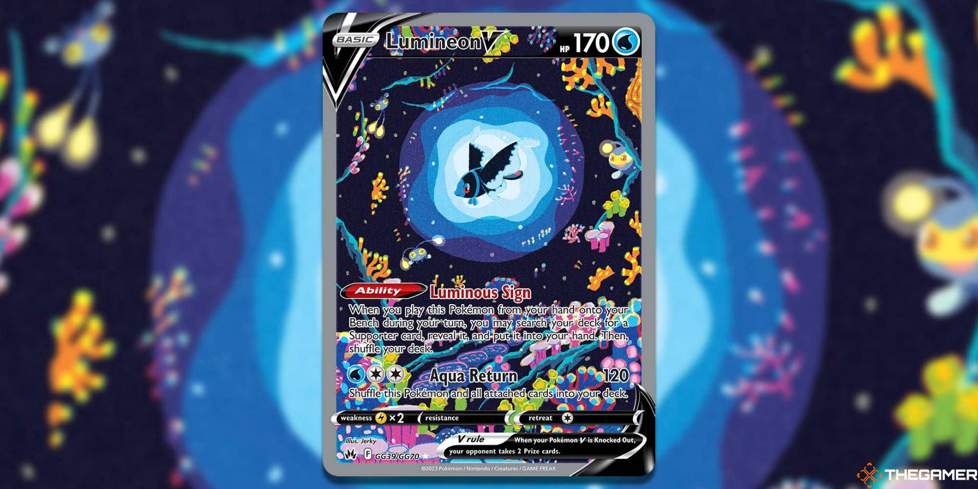 Lumineon Crown Zenith Pokemon TCG