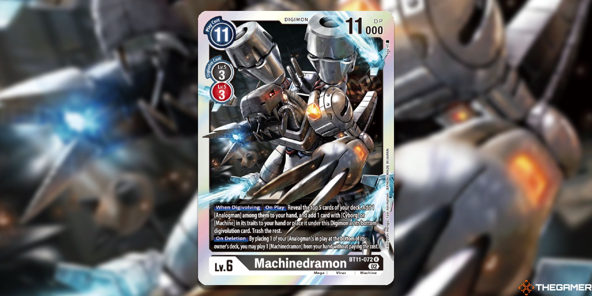 machinedramon full card bt11 dimensional phase digimon card game