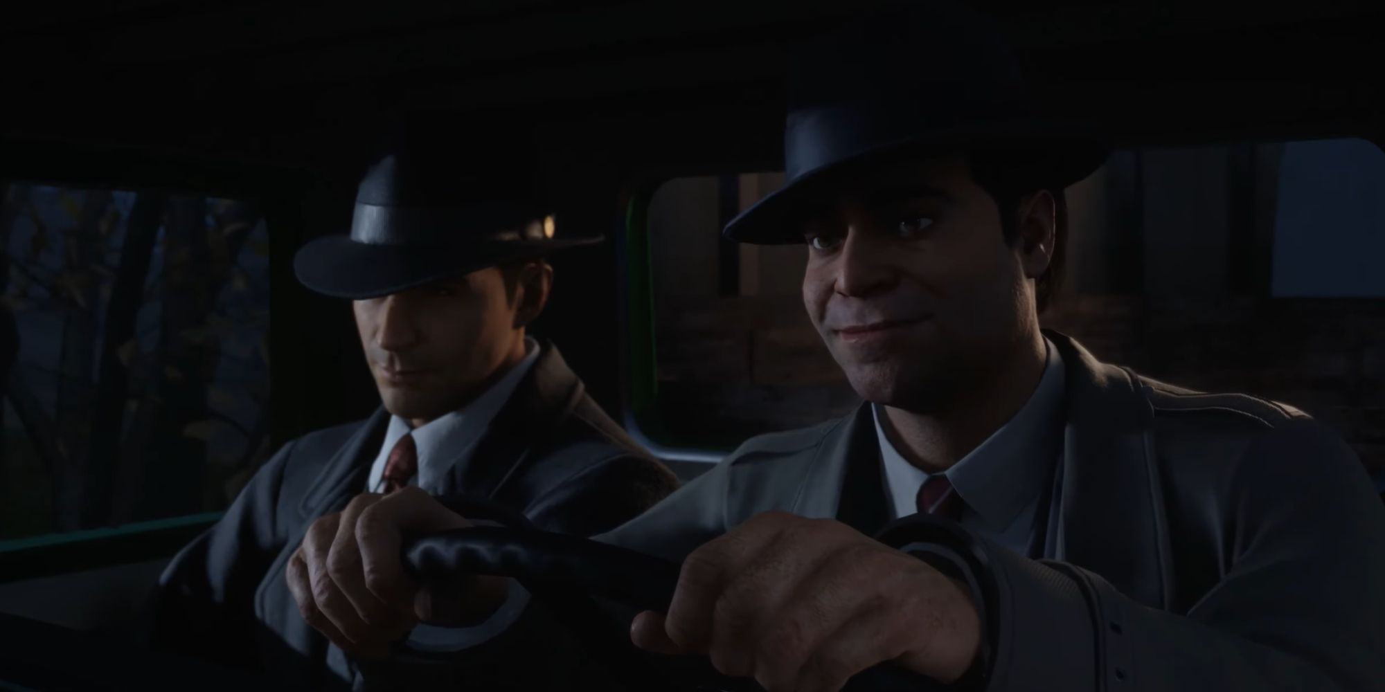 Mafia Screenshot Of Tommy And Paulie In Car