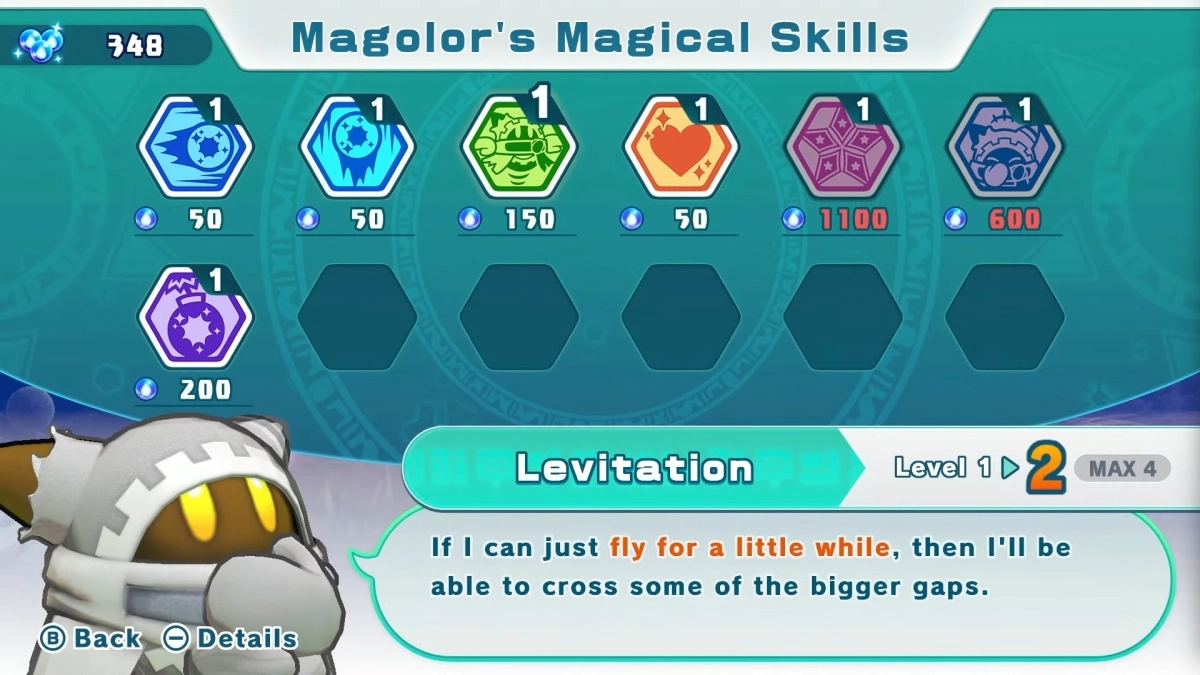 Magalor upgrading his powers in Magalor Epilogue.