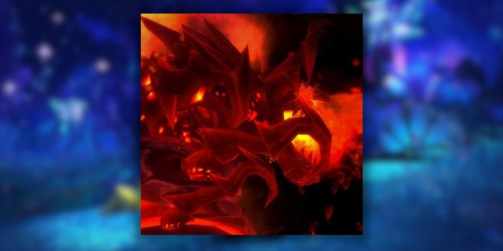 Magmaw over World Of Warcraft Background