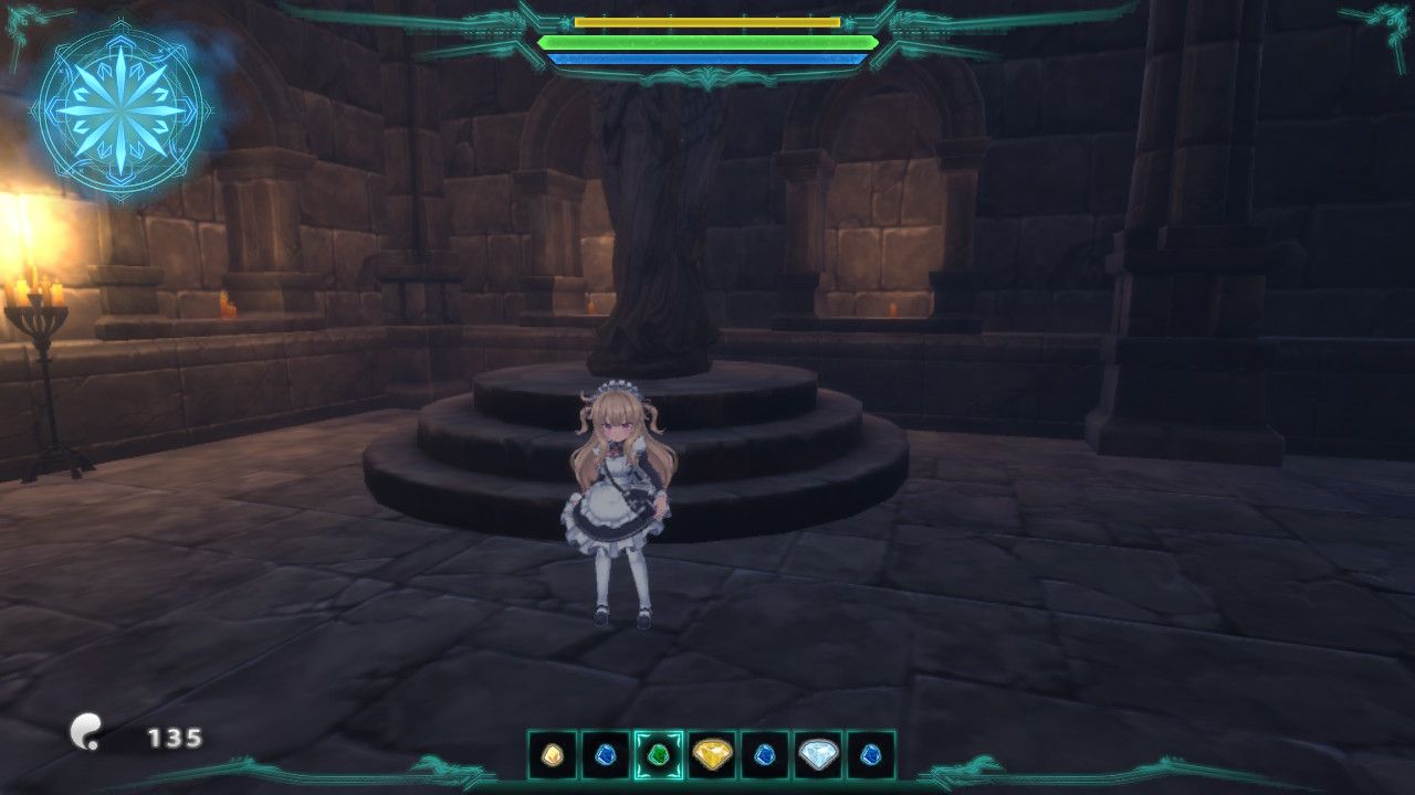 Nobeta in her maid outfit in Little Witch Nobeta.