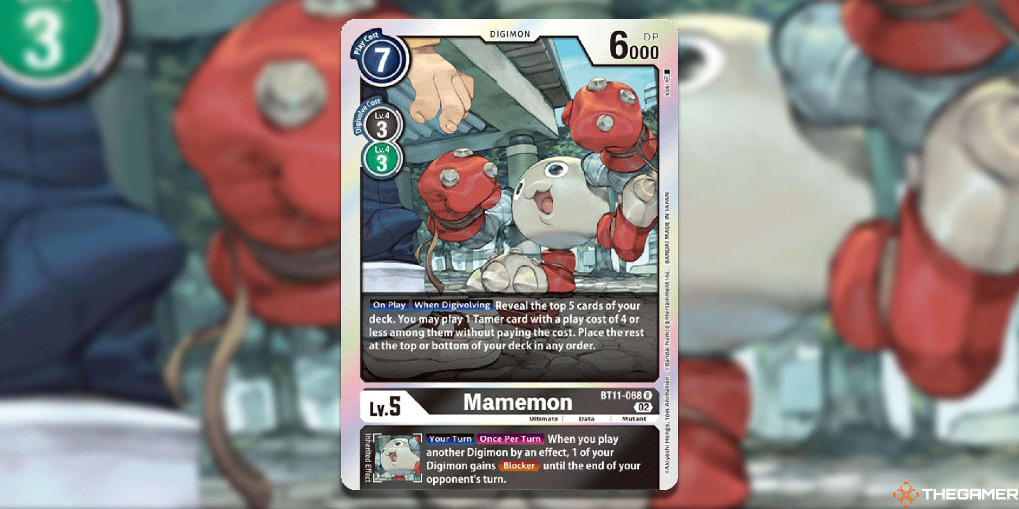 mamemon full card bt11 dimensional phase digimon card game