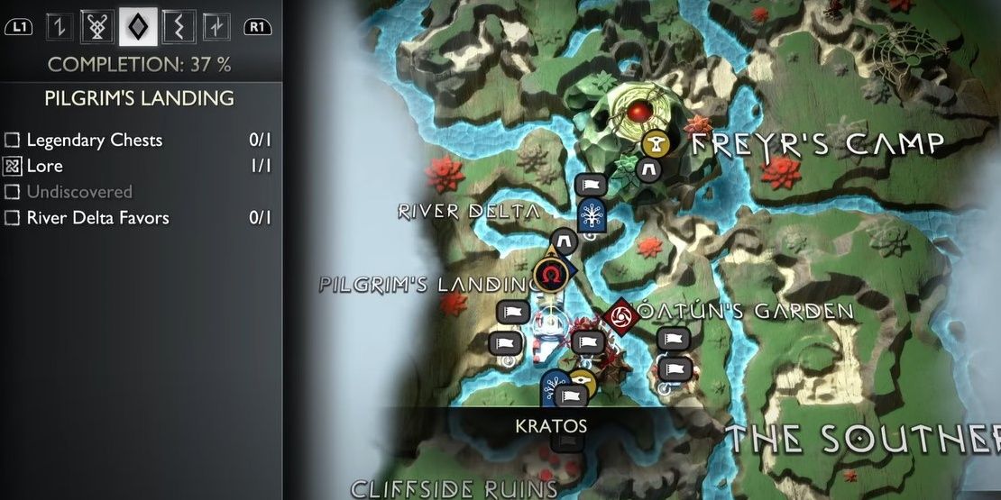 Map of Pilgrim's Landing in Vanaheim2
