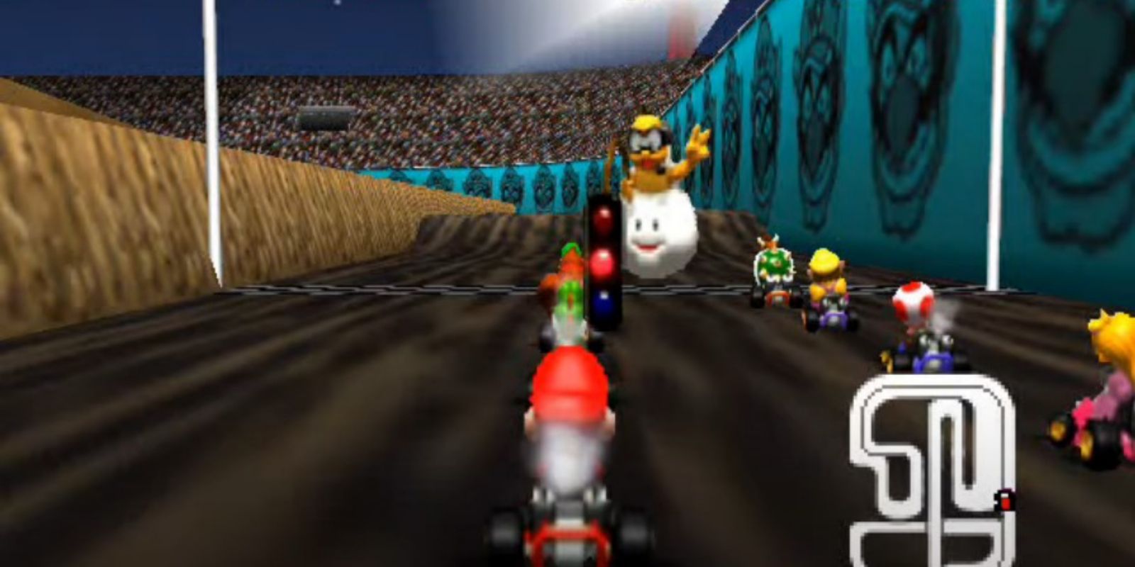 Mario Kart 64 Wario Stadium Track