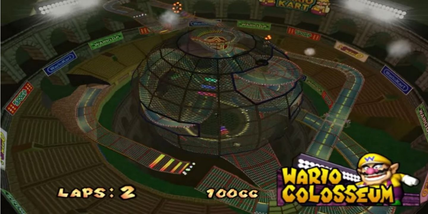 Mario Kart Double Dash Wario Colosseum Track View