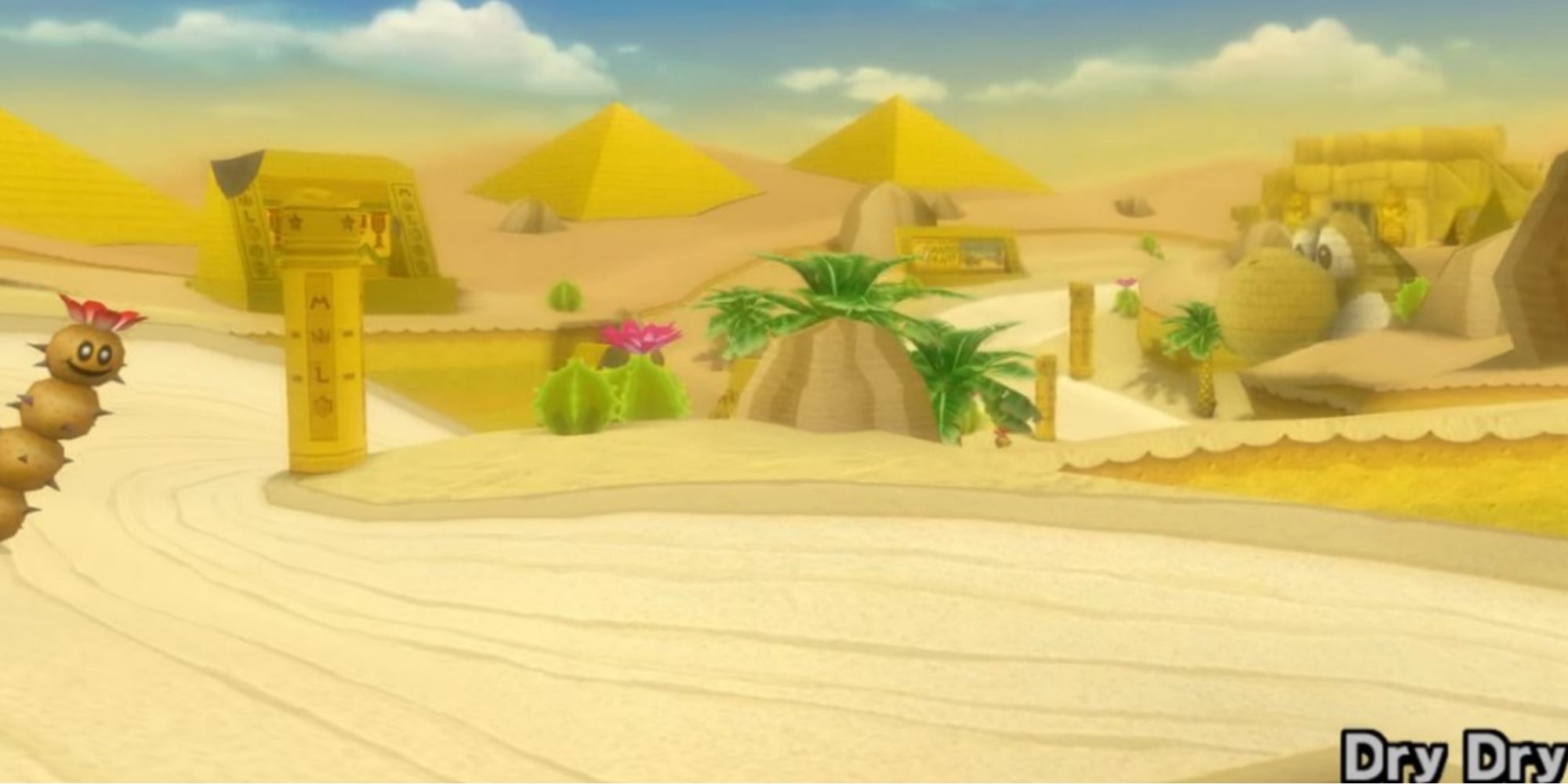 Mario Kart Wii Dry Dry Ruins Track