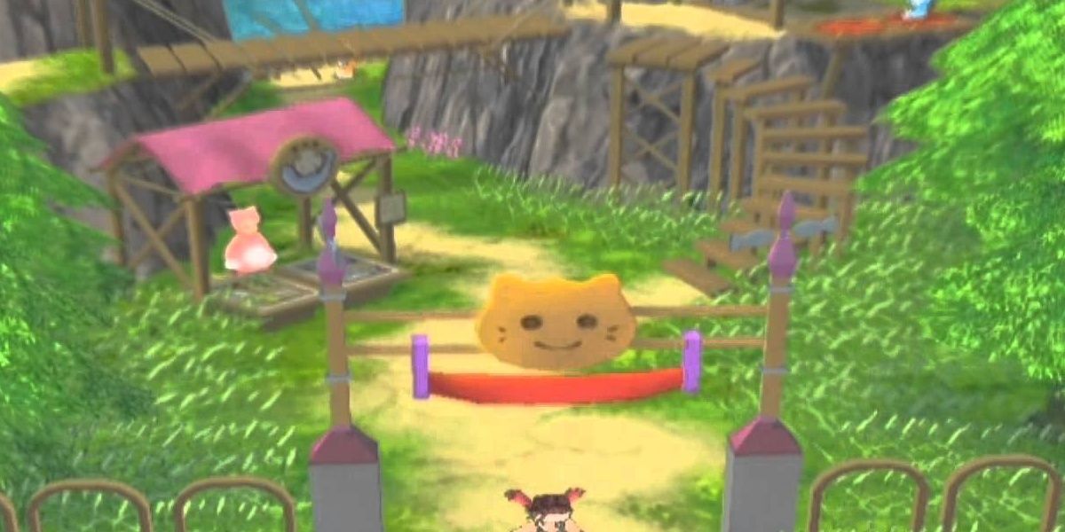 A screenshot of the Katz Village in Tales Of Symphonia