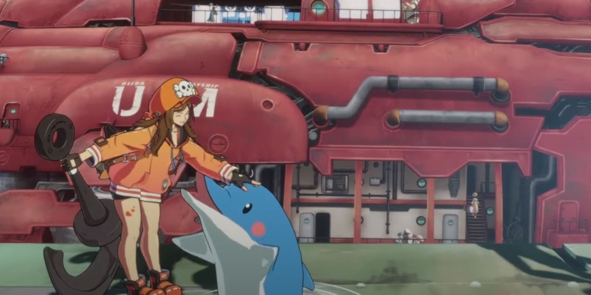 May and her dolphin from Guilty Gear Strive