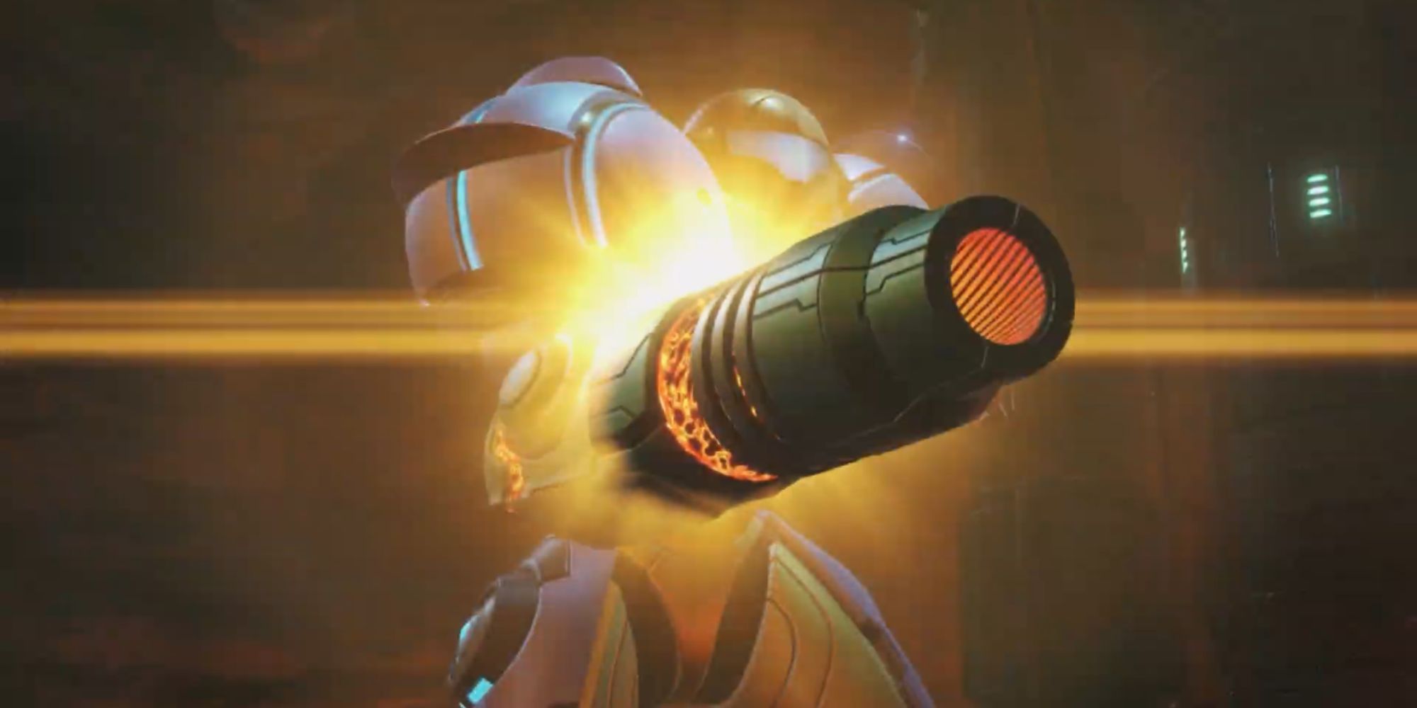 Samus unlocks the Plasma Beam in the Geothermal Core