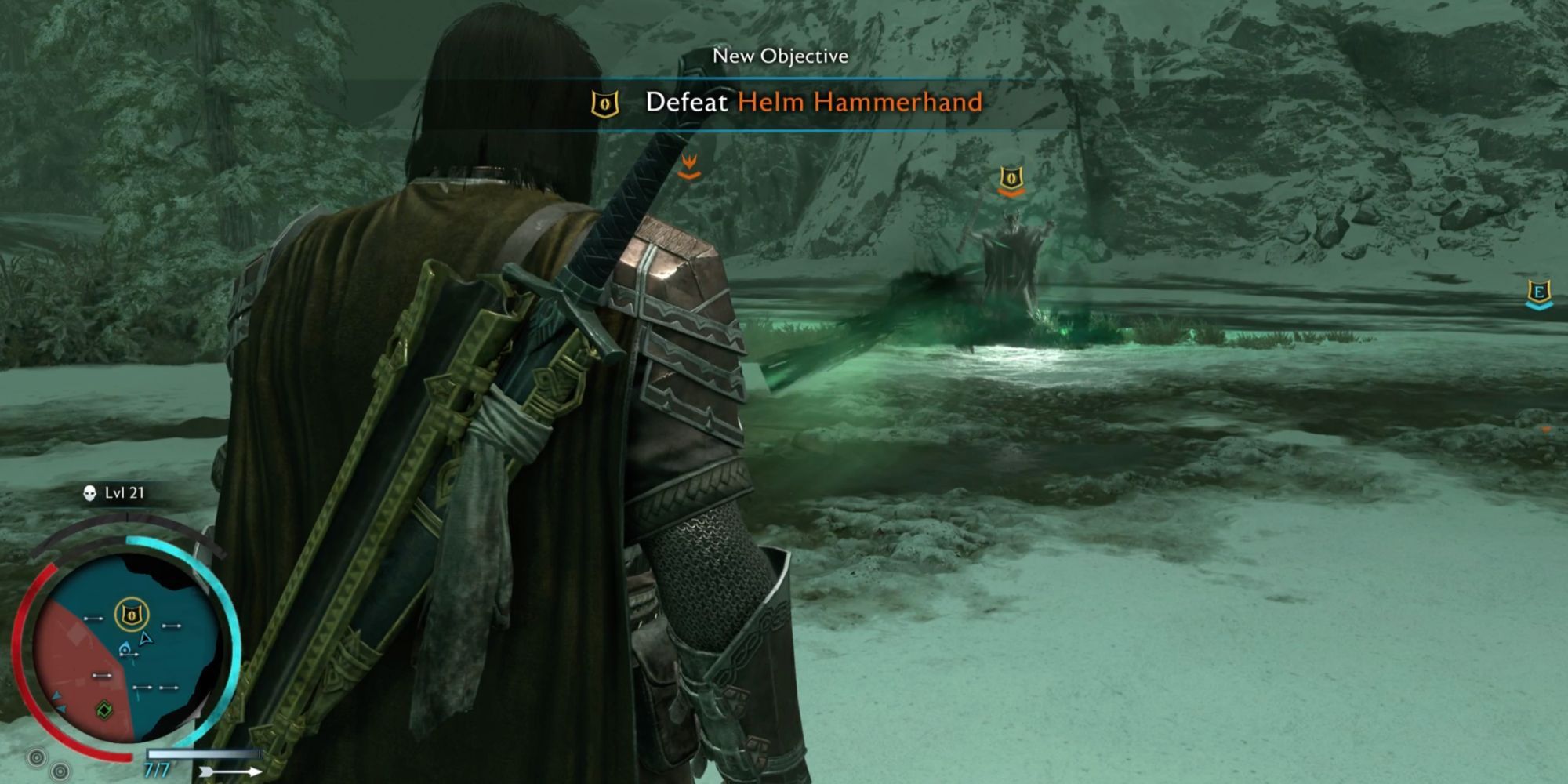 Middle-earth Shadow of War - Talion fights Helm Hammerhand in Fire and Fury Quest