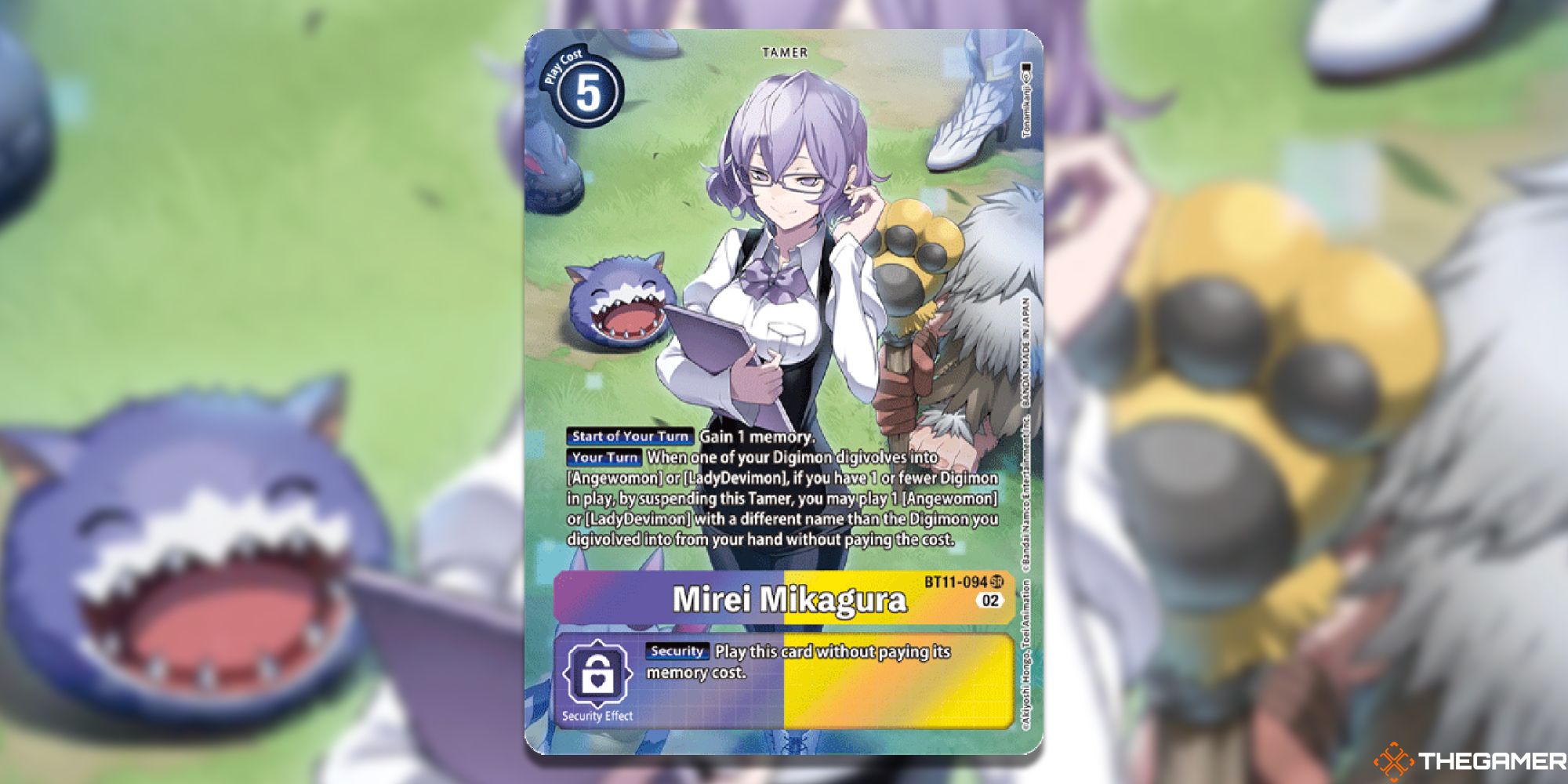 mirei mikagura alt art full card bt11 dimensional phase digimon card game