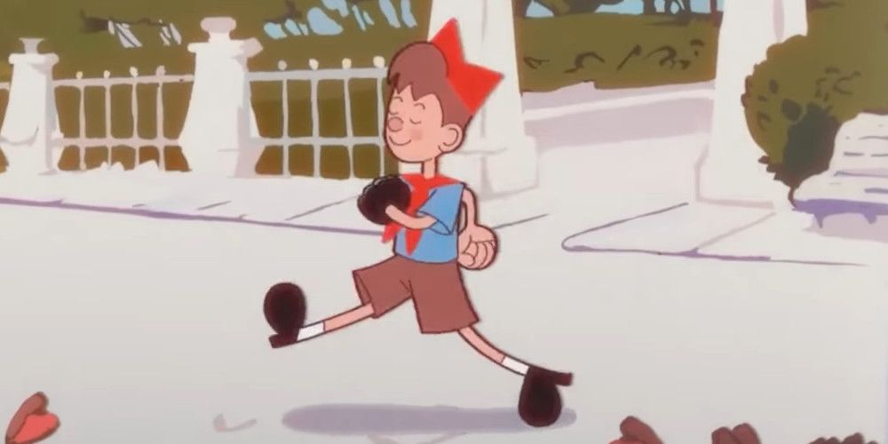 Morning Exercise Skill Animation Atomic Heart, Pioneer Walking