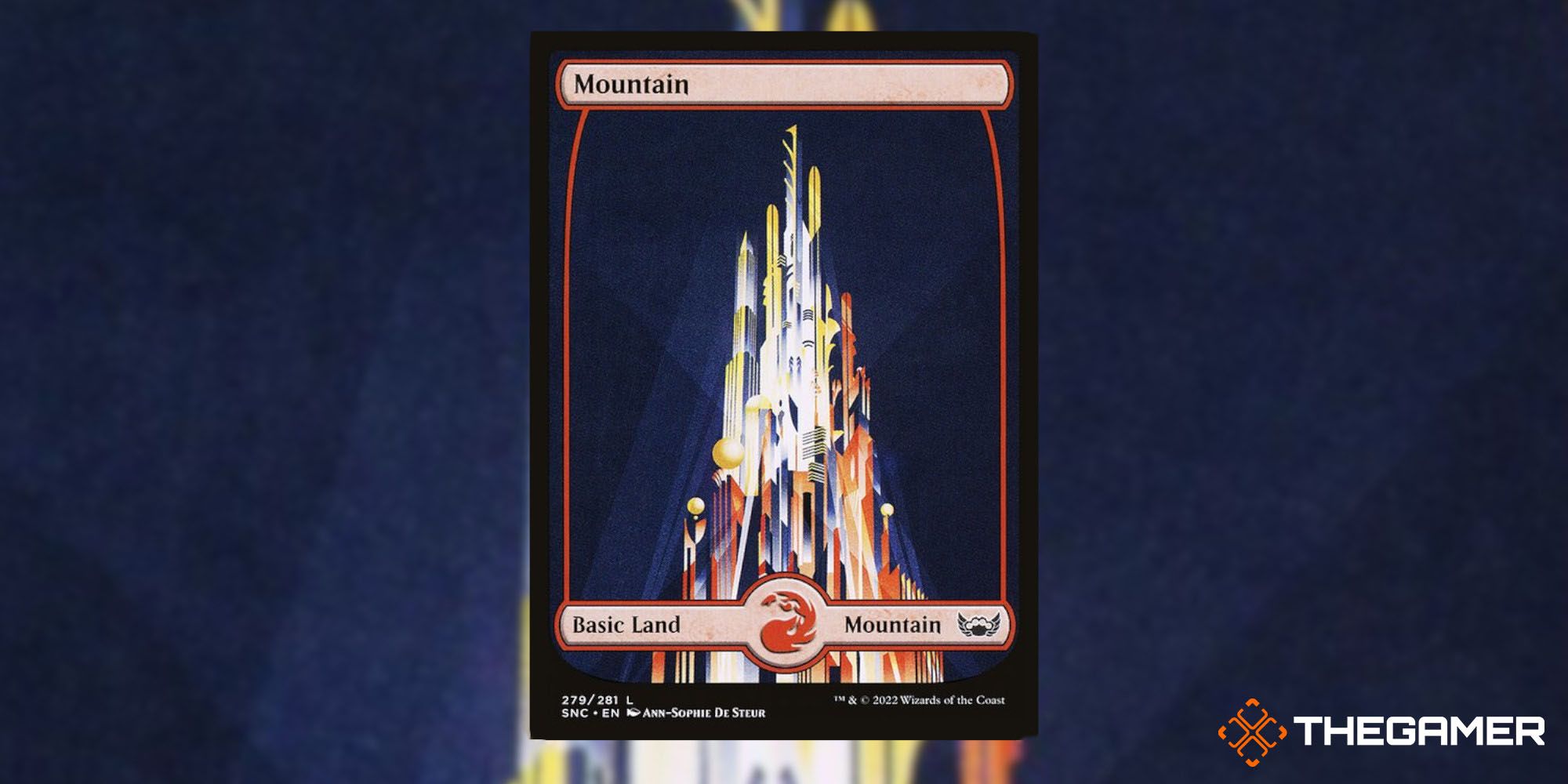Mountain MTG New Capenna by Ann-Sophie De Steur