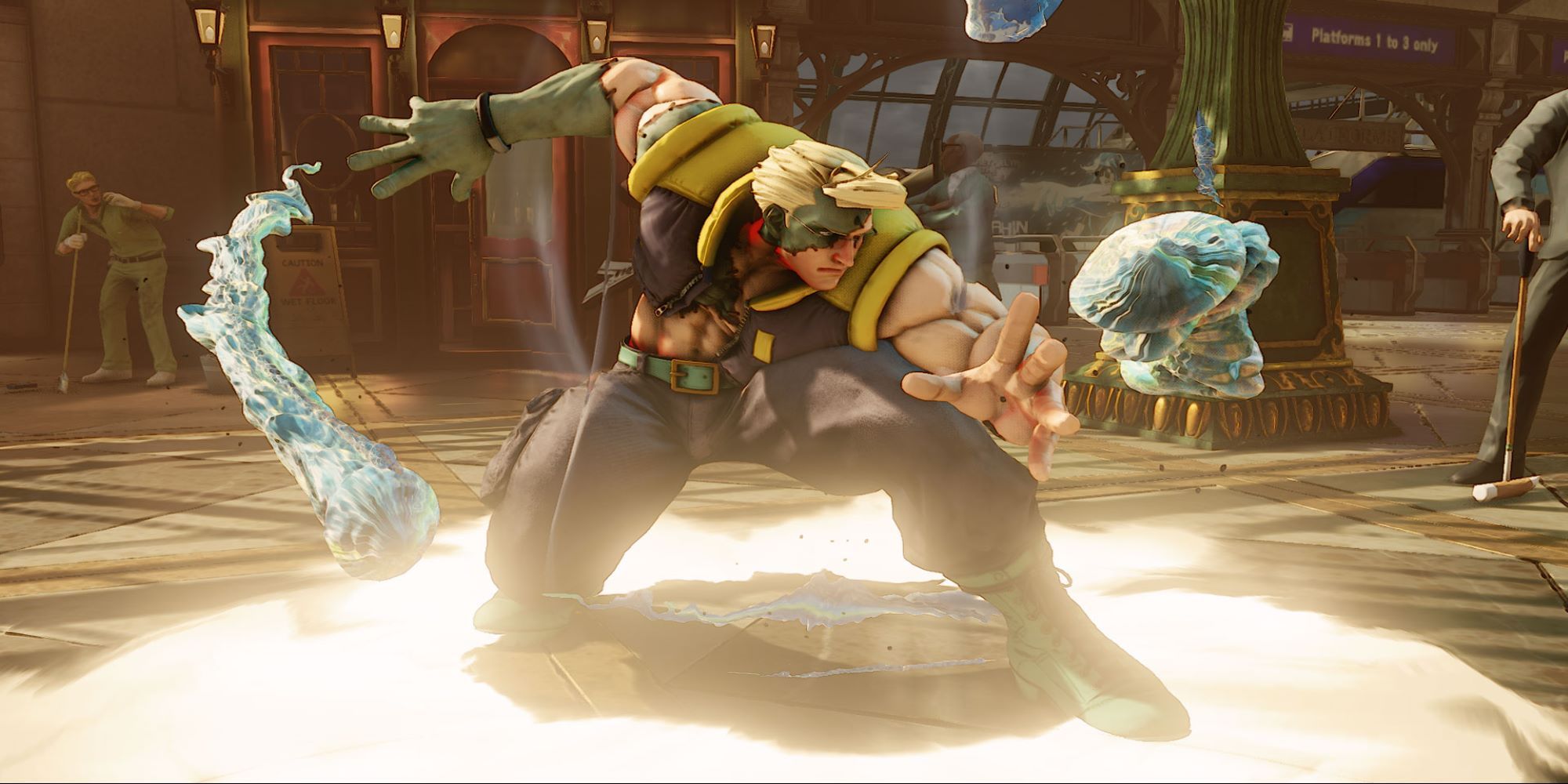 Nash about to use his Critical Art.