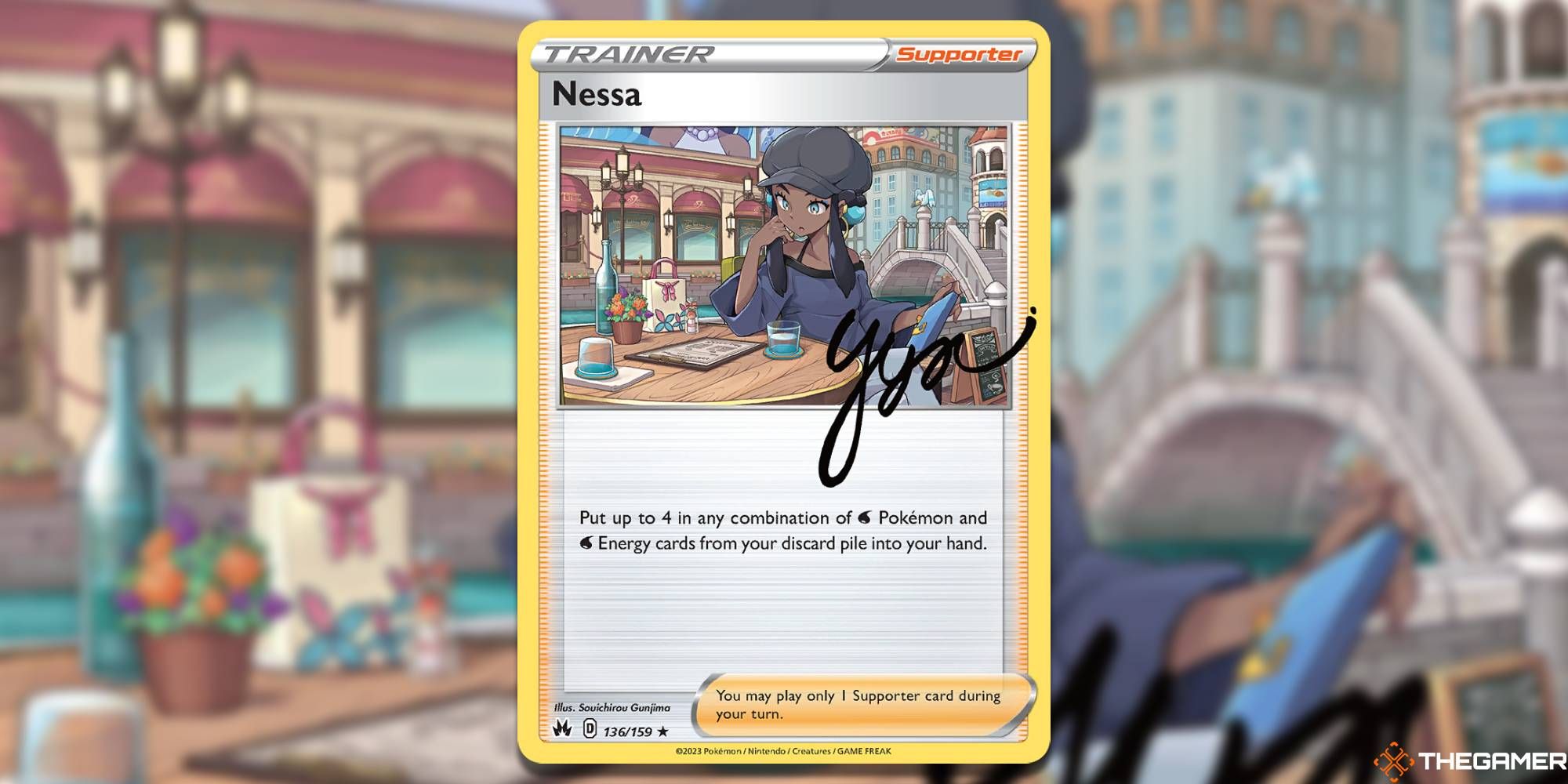 Nessa Crown Zenith Pokemon TCG