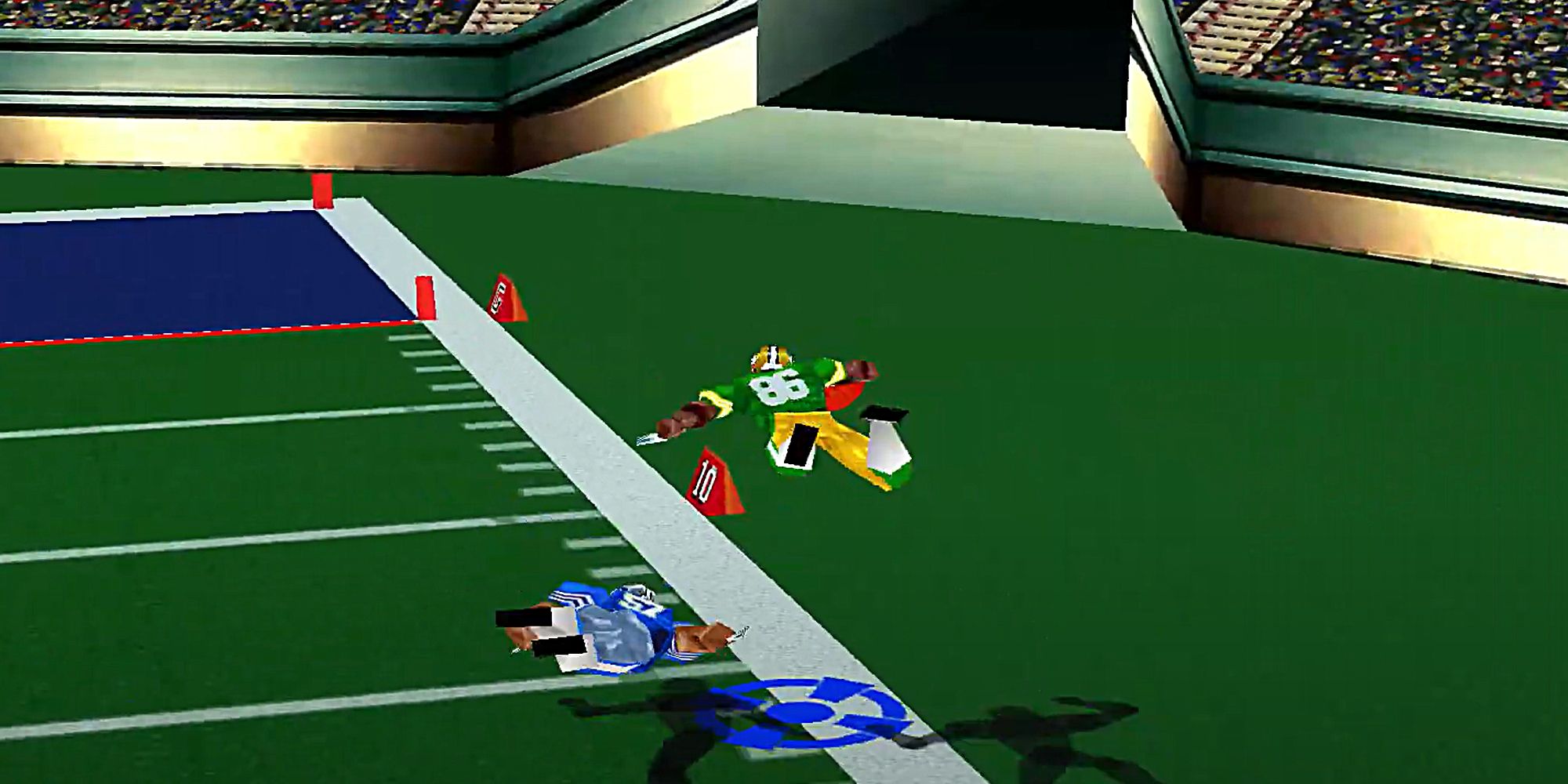 NFL Blitz 2000 Out Of Bounds Tackle