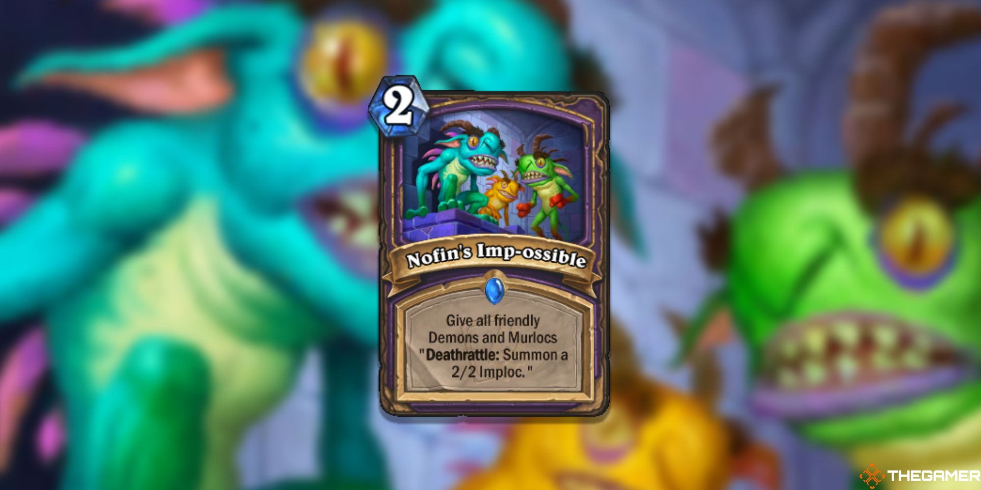 Nofin’s Imp-ossible Hearthstone Card