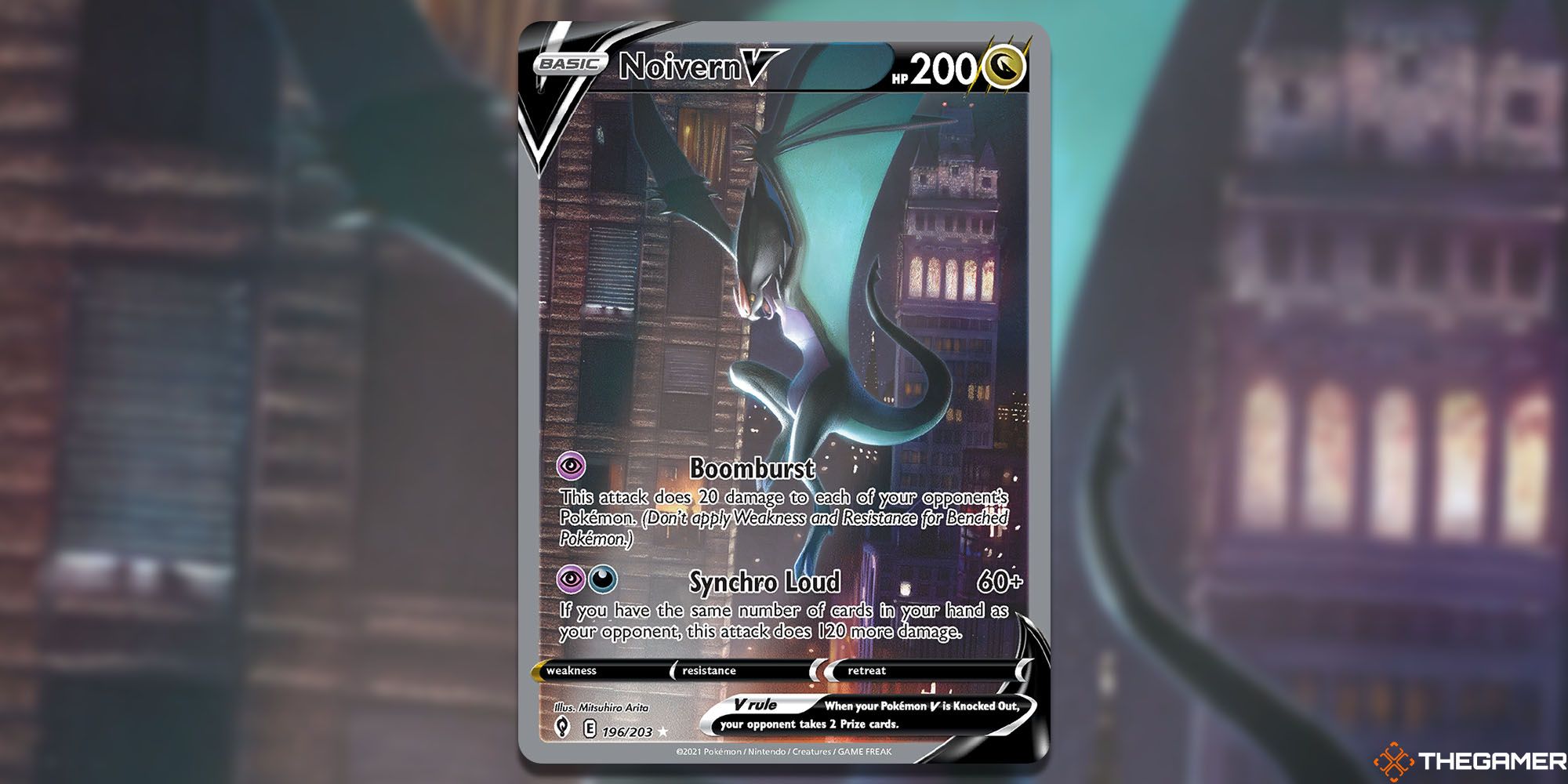 Noivern V (Evolving Skies #196) Pokemon TCG Card