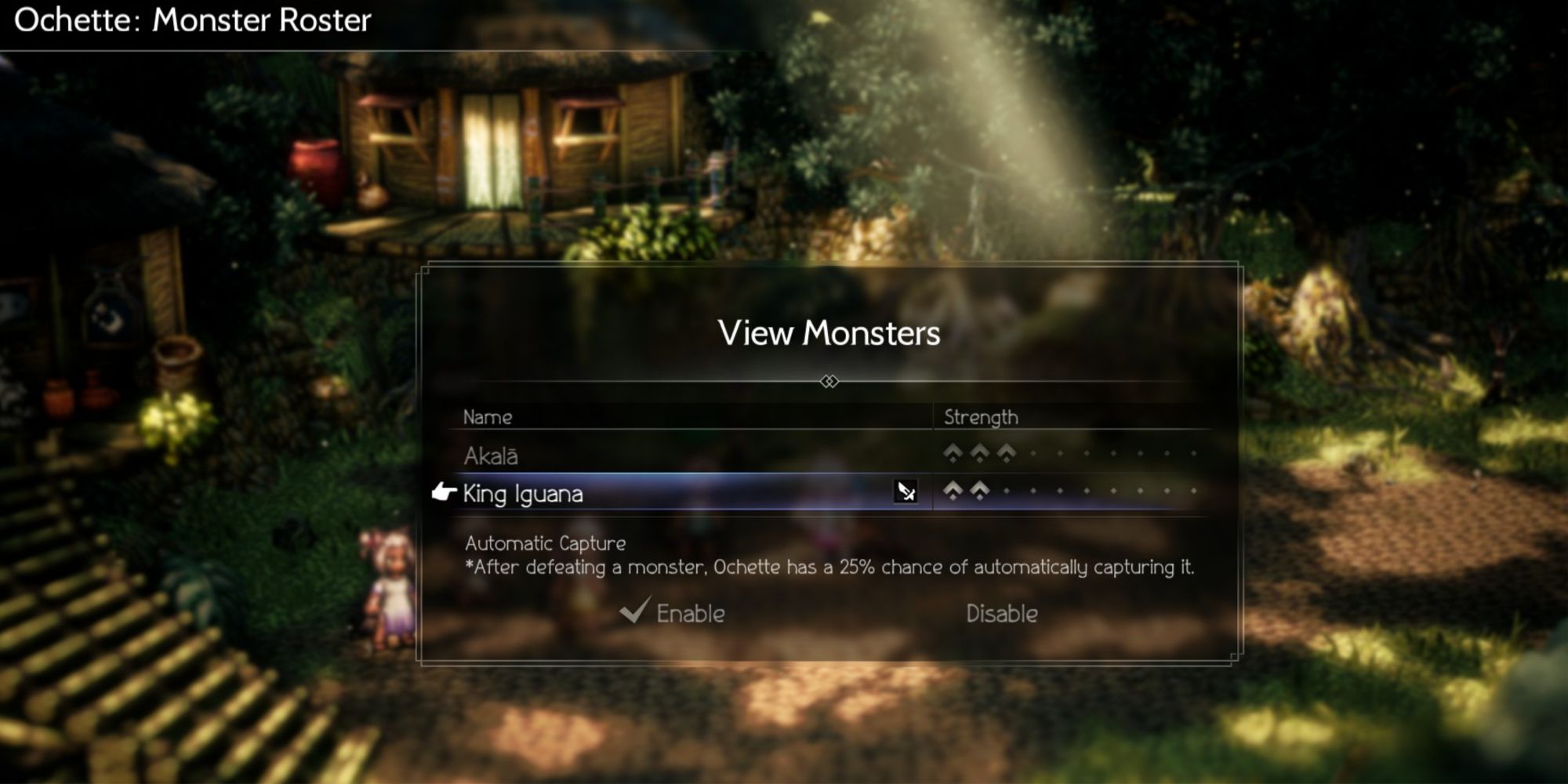 Octopath Traveler  2 - The Monster Menu