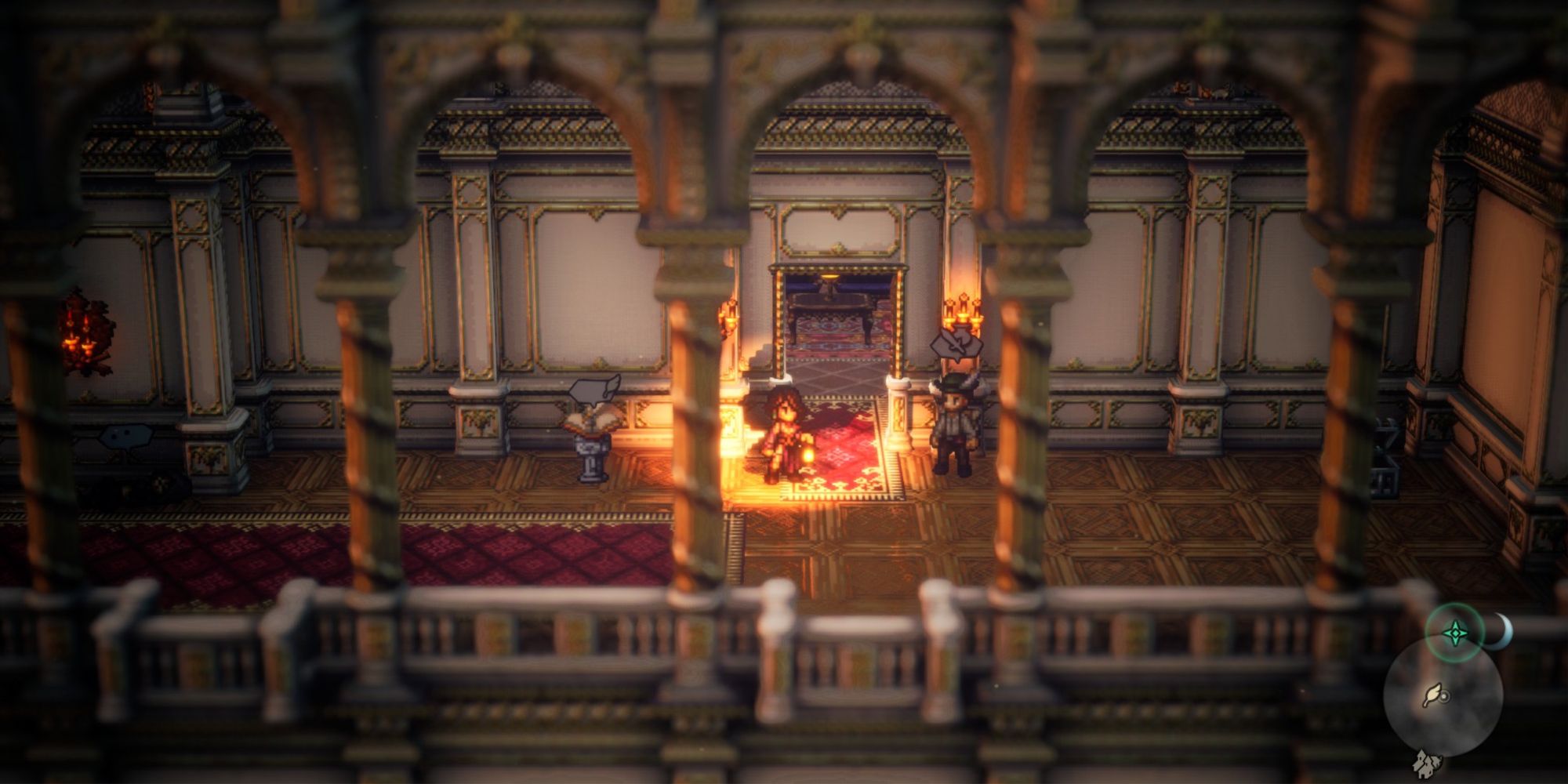 Octopath Traveler 2 - The Peddler in Diamante's Estate