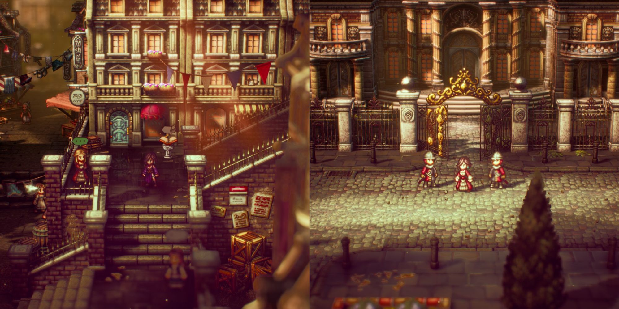 Octopath Traveler 2 - Throne stealing and then wearing the brothel girl's clothes