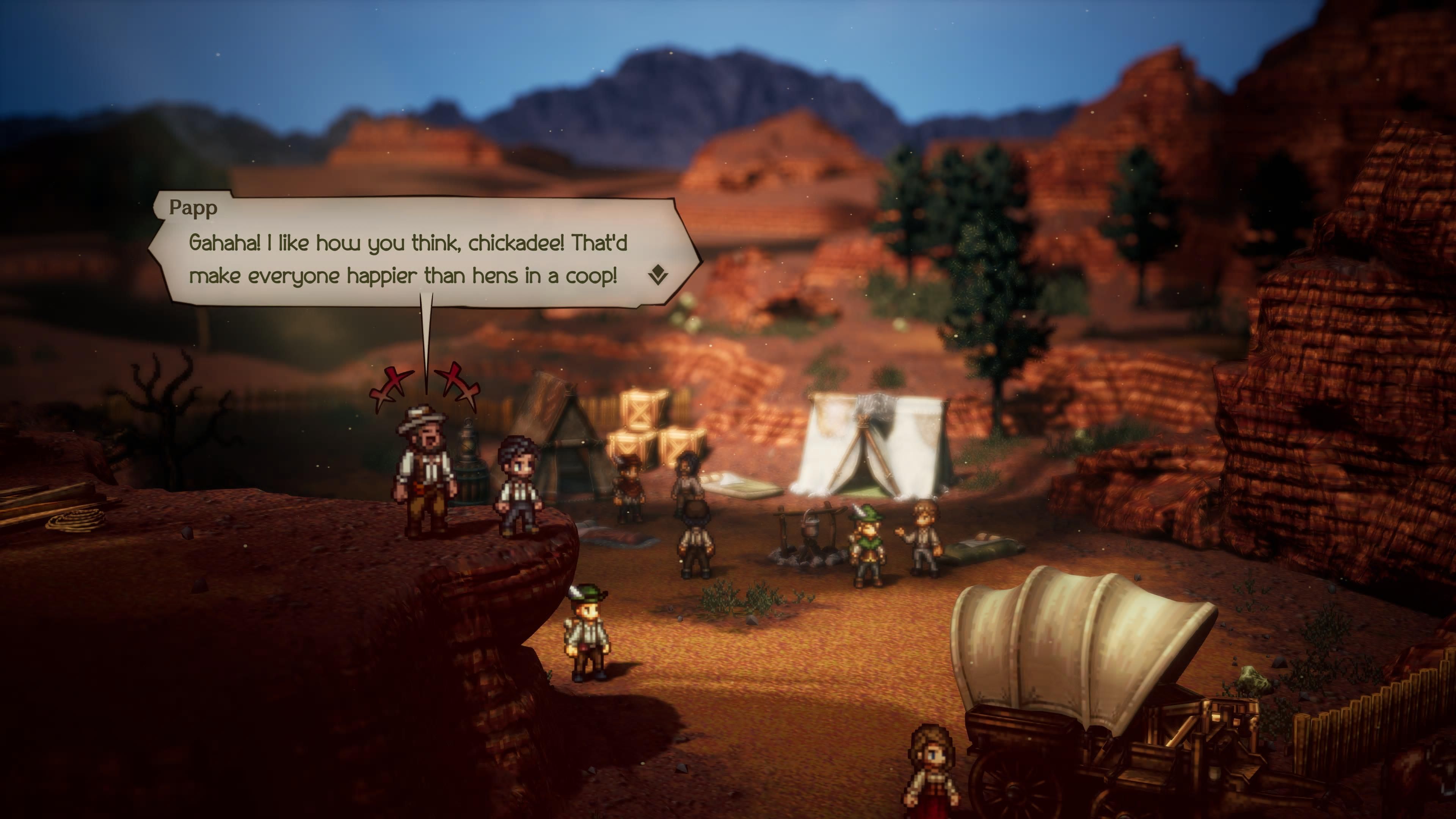 Partitio Octopath Traveler 2 Childhood Scene