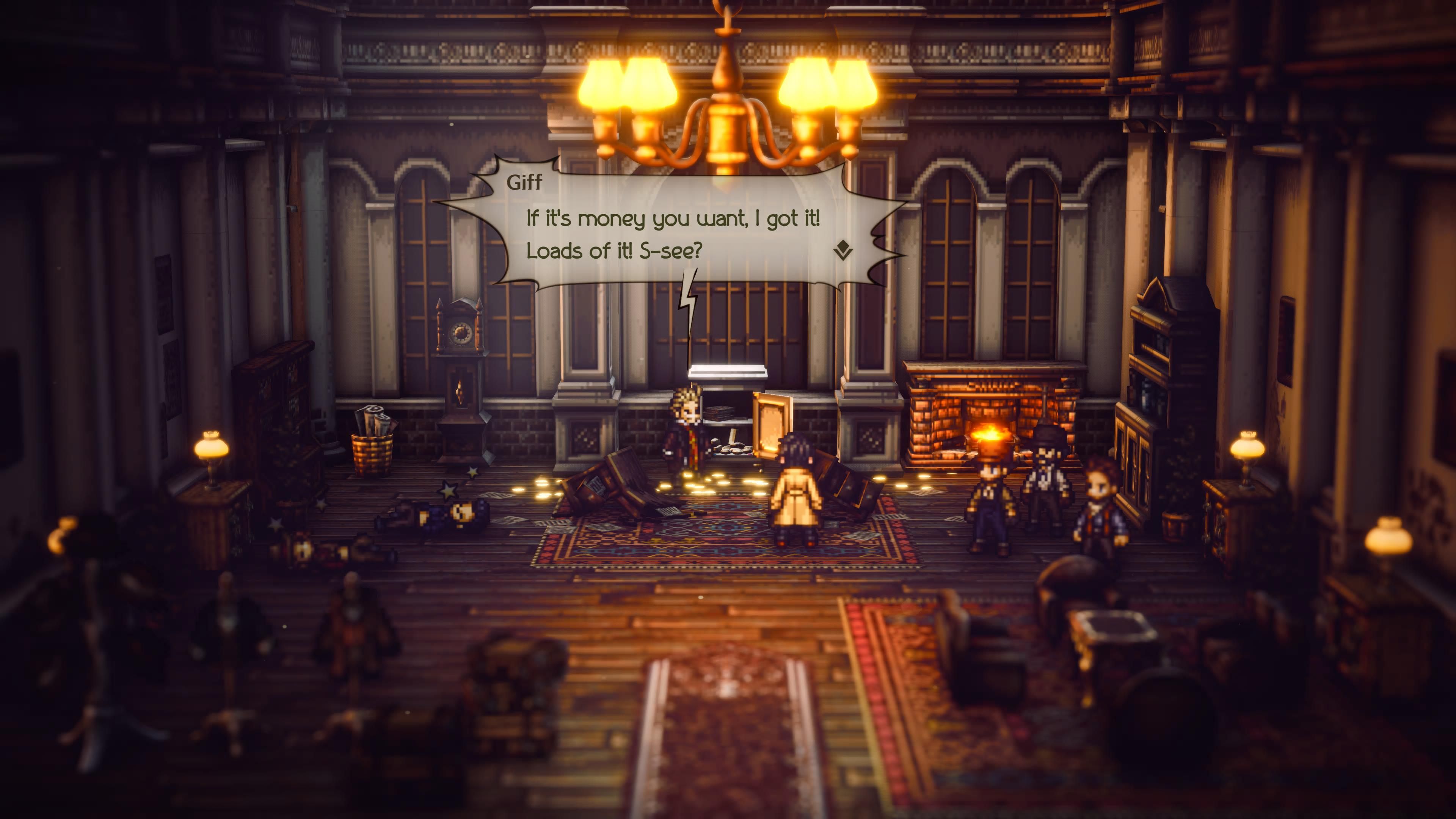 Partitio Octopath Traveler 2 Giff Groveling Inside Mansion