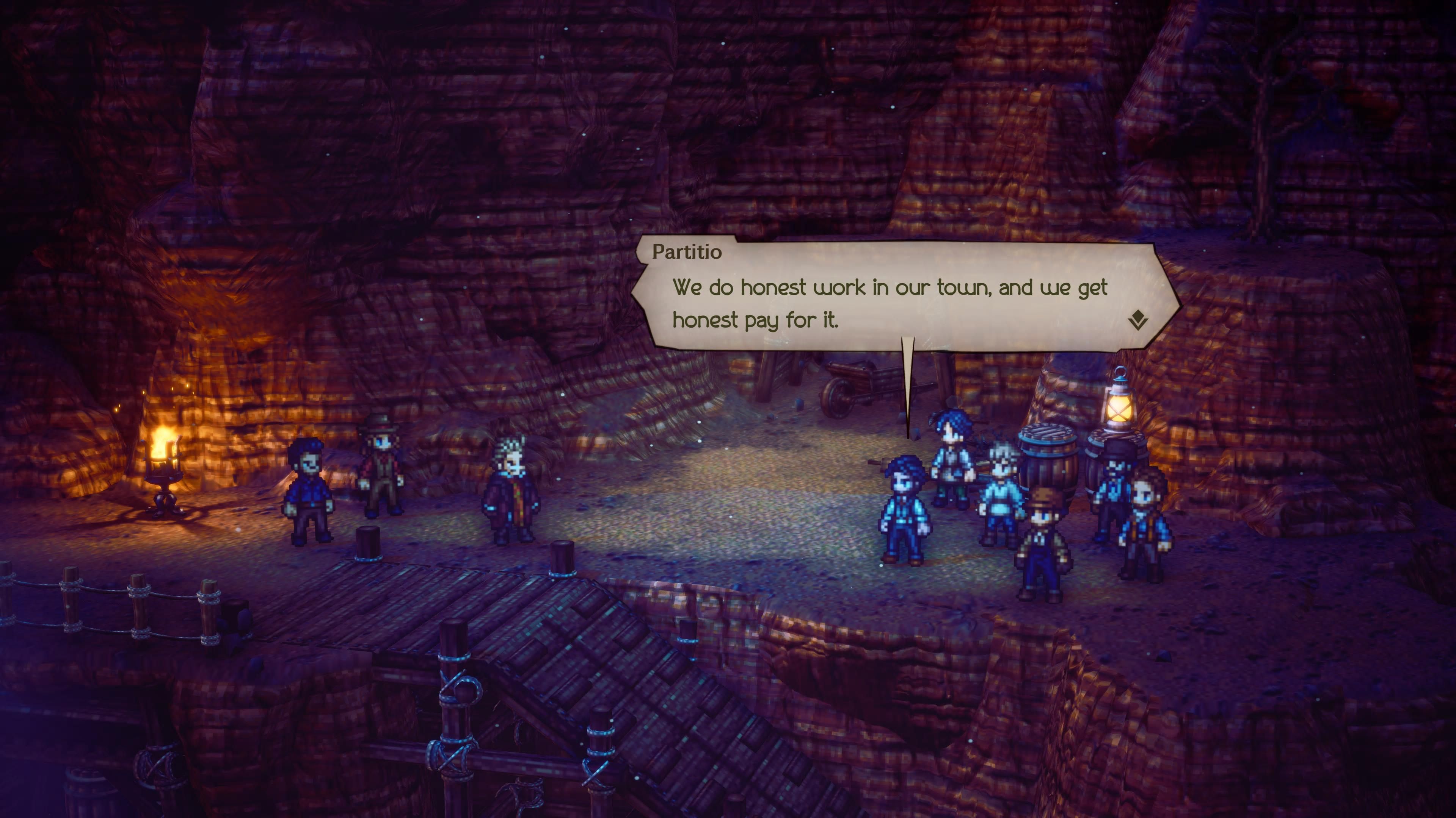 Partitio Octopath Traveler 2 Honest Work Giff Scene