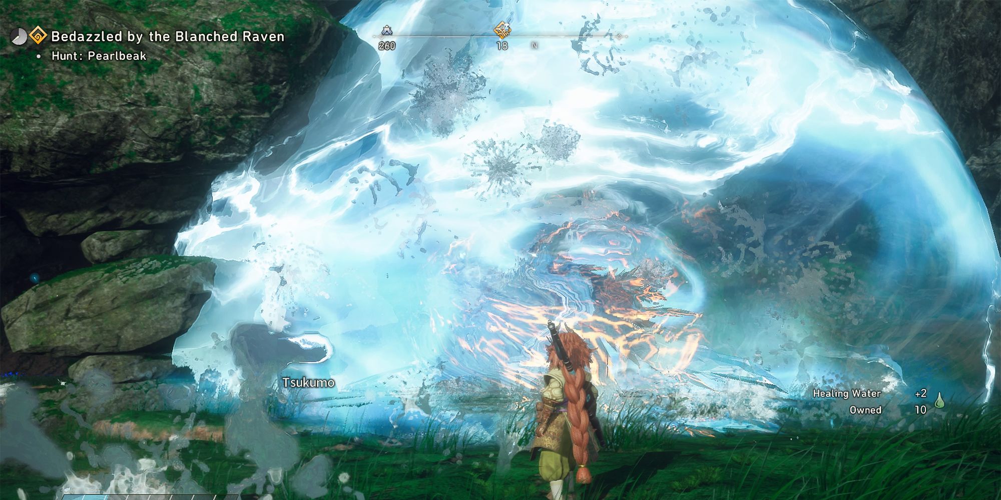 pearlbeak enrage attack making a large bubble