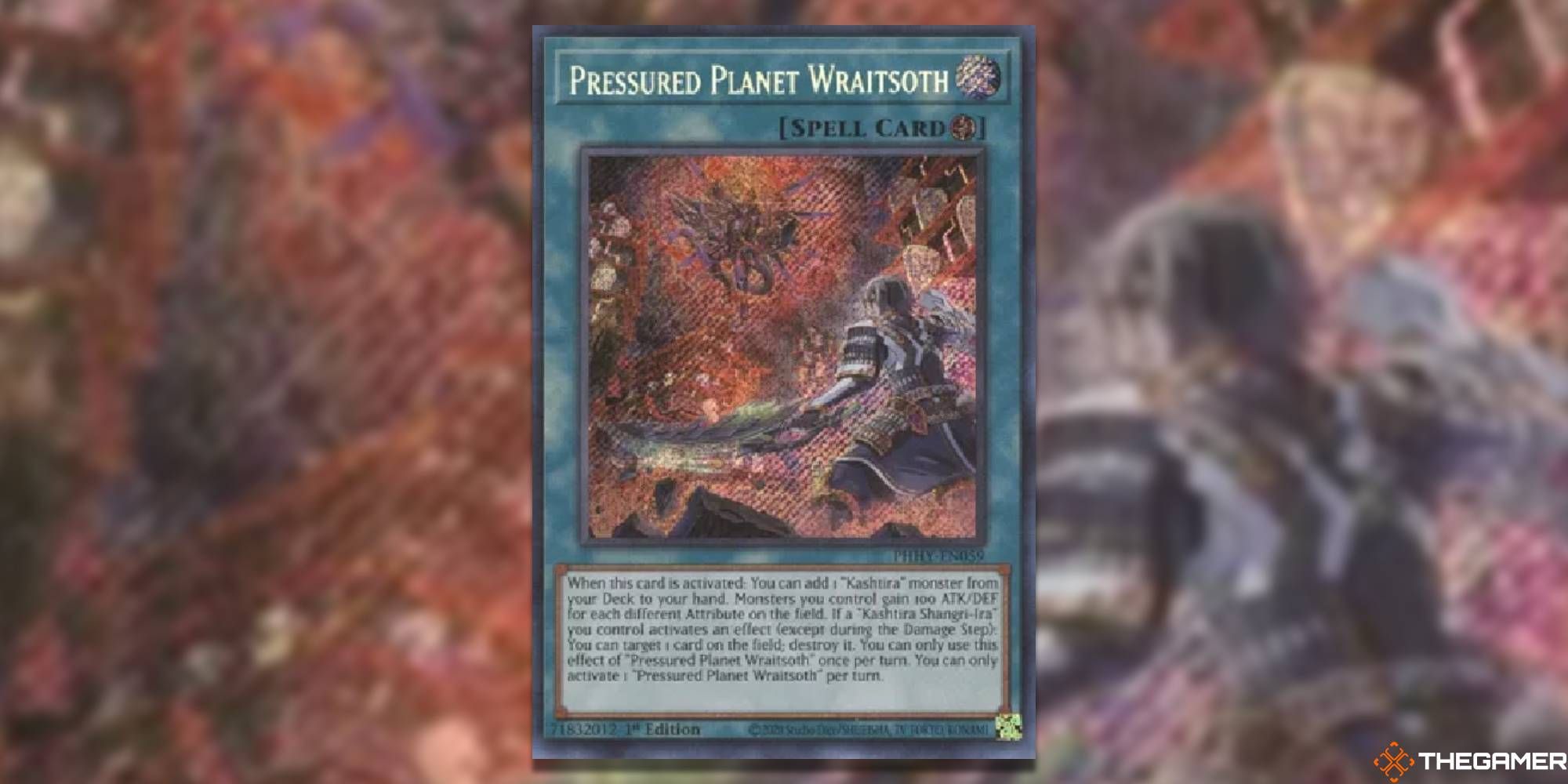 Warrior Standing Wielding Sword Standing Below Floating Monster