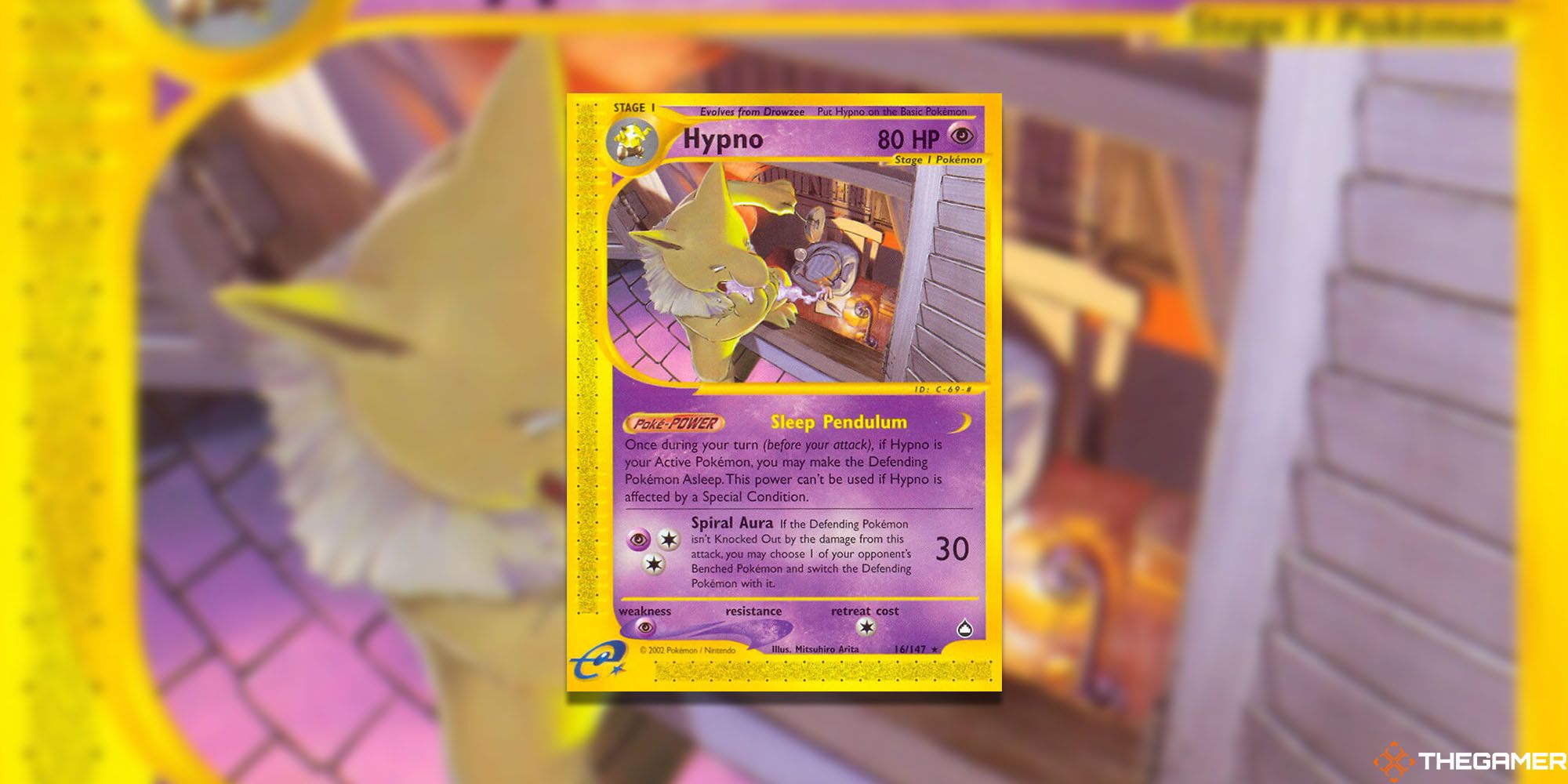 Hypno (Aquapolis #16) Pokemon TCG Card