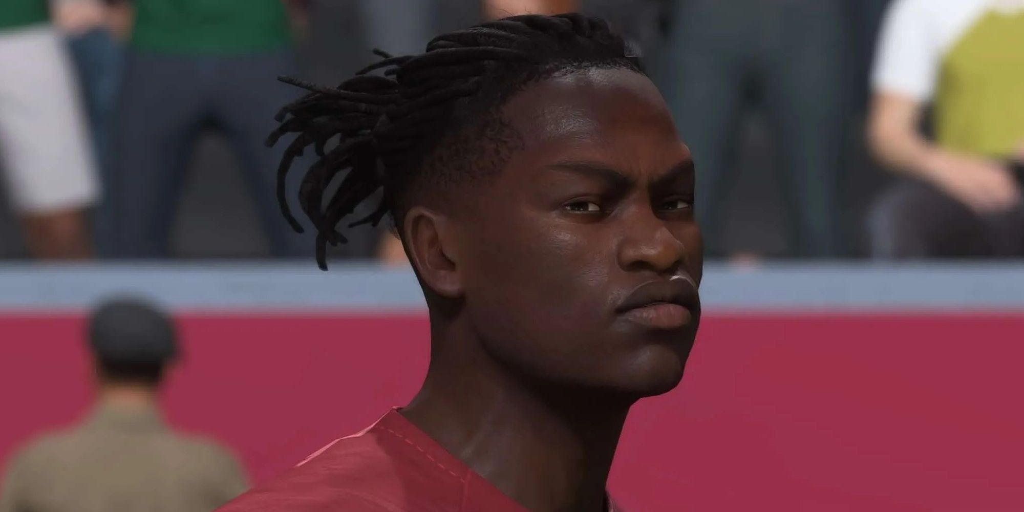 Rafael da Conceição Leão wearing the Portugal home kit during a match in FIFA 23