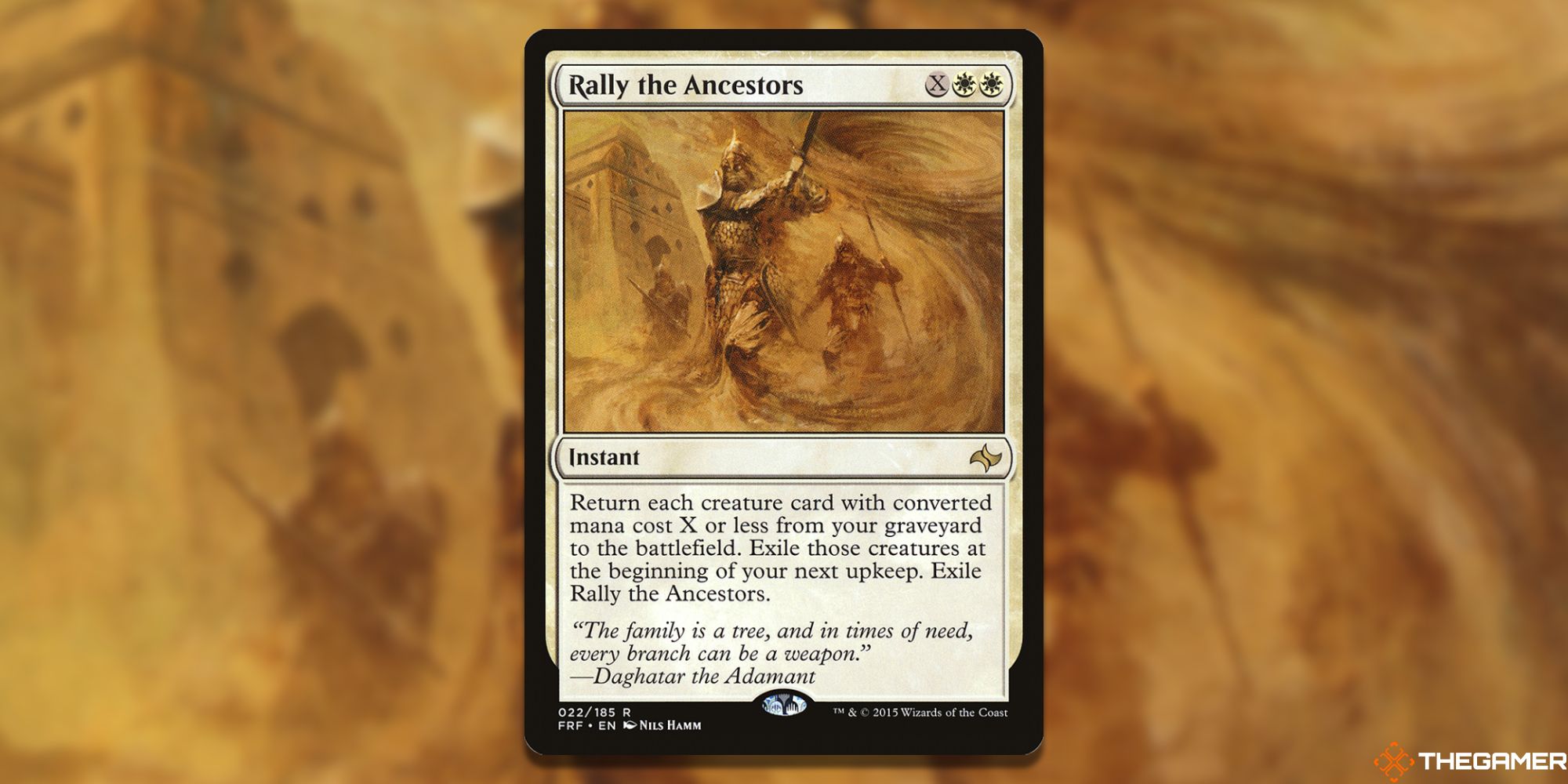 MTG: Rally The Ancestors card