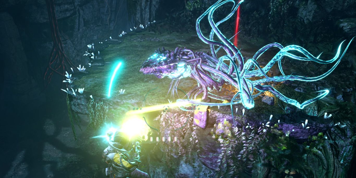 Returnal Selene Fighting Keberon